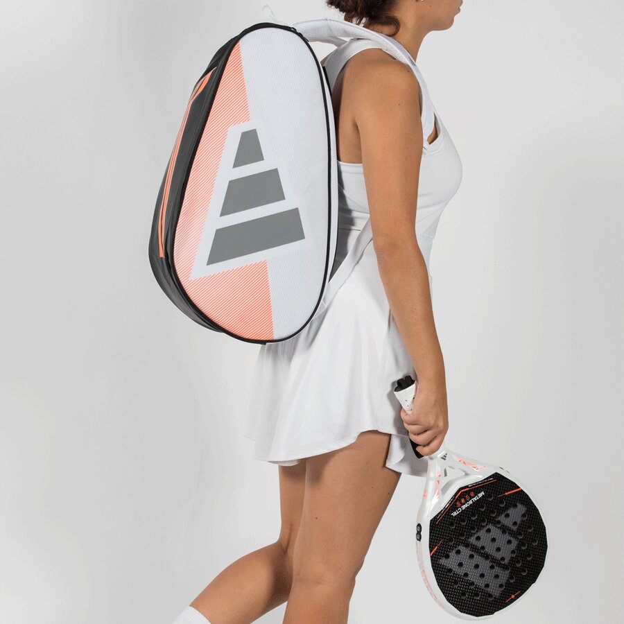 Mala de Padel Control White 2026 Adidas Laranja-5