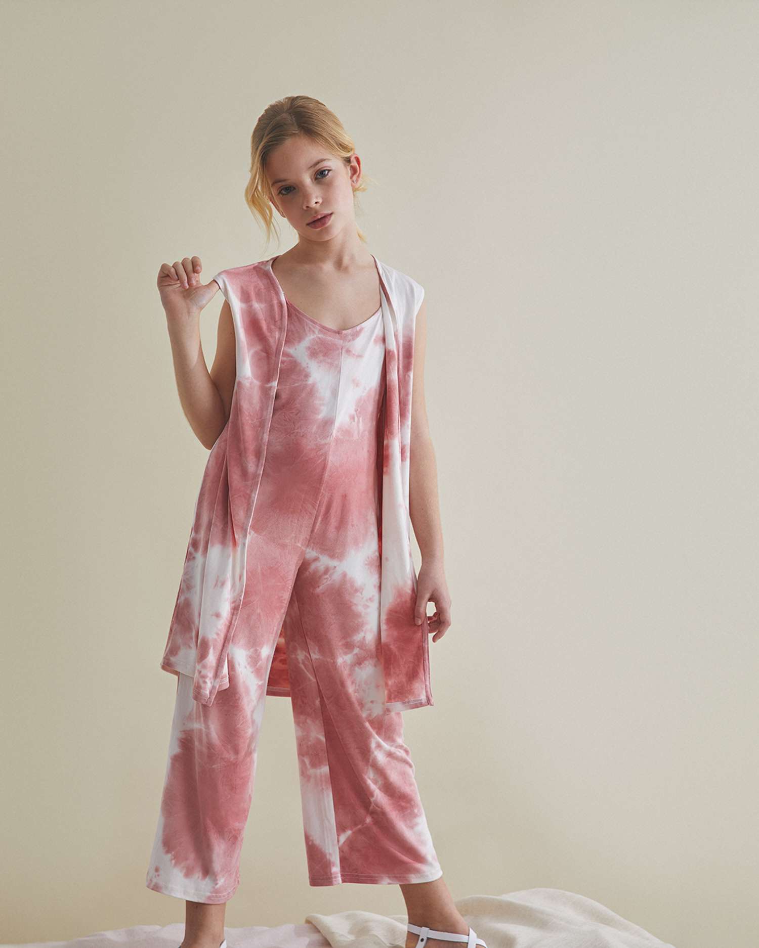 Colete Tie Dye Rosa-1
