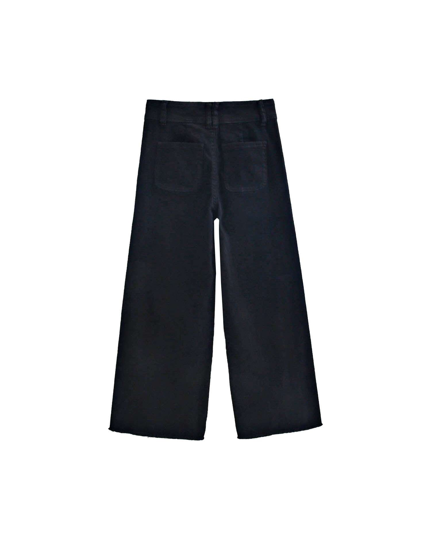 Calças Culotte Infantil Preto-2