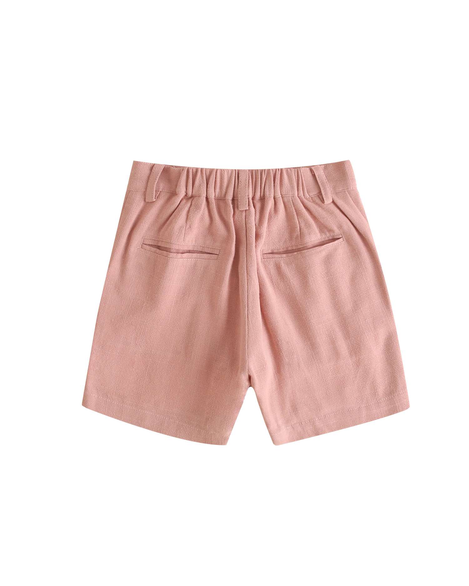 Bermudas Infantil de Linho Coral-2