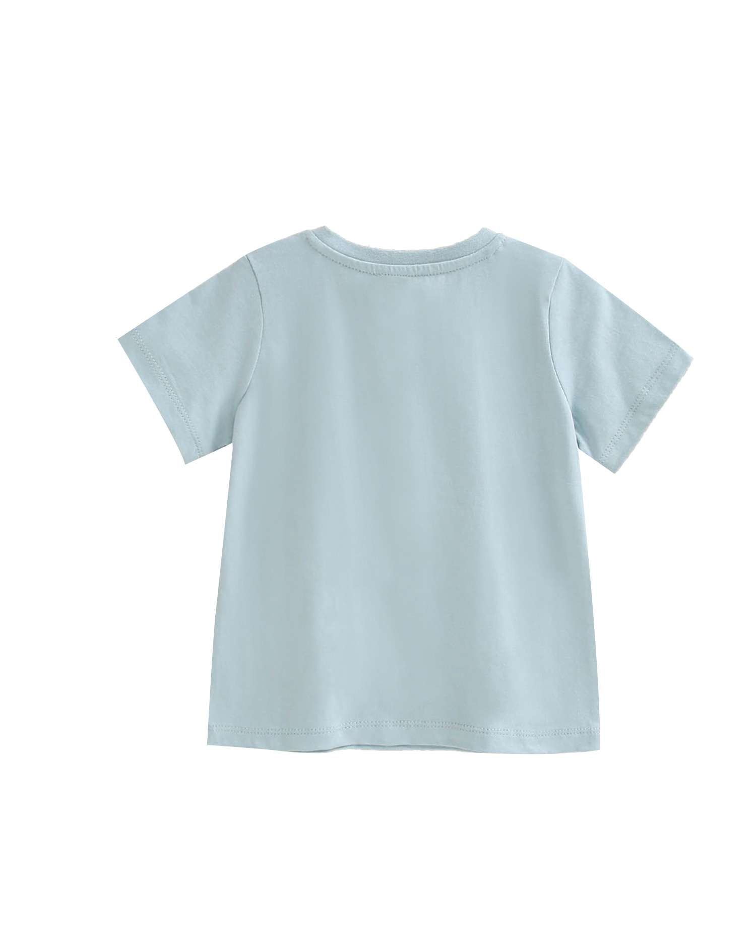 T-shirt para Bebé Bondi com Desenho de Peixes Azul-2