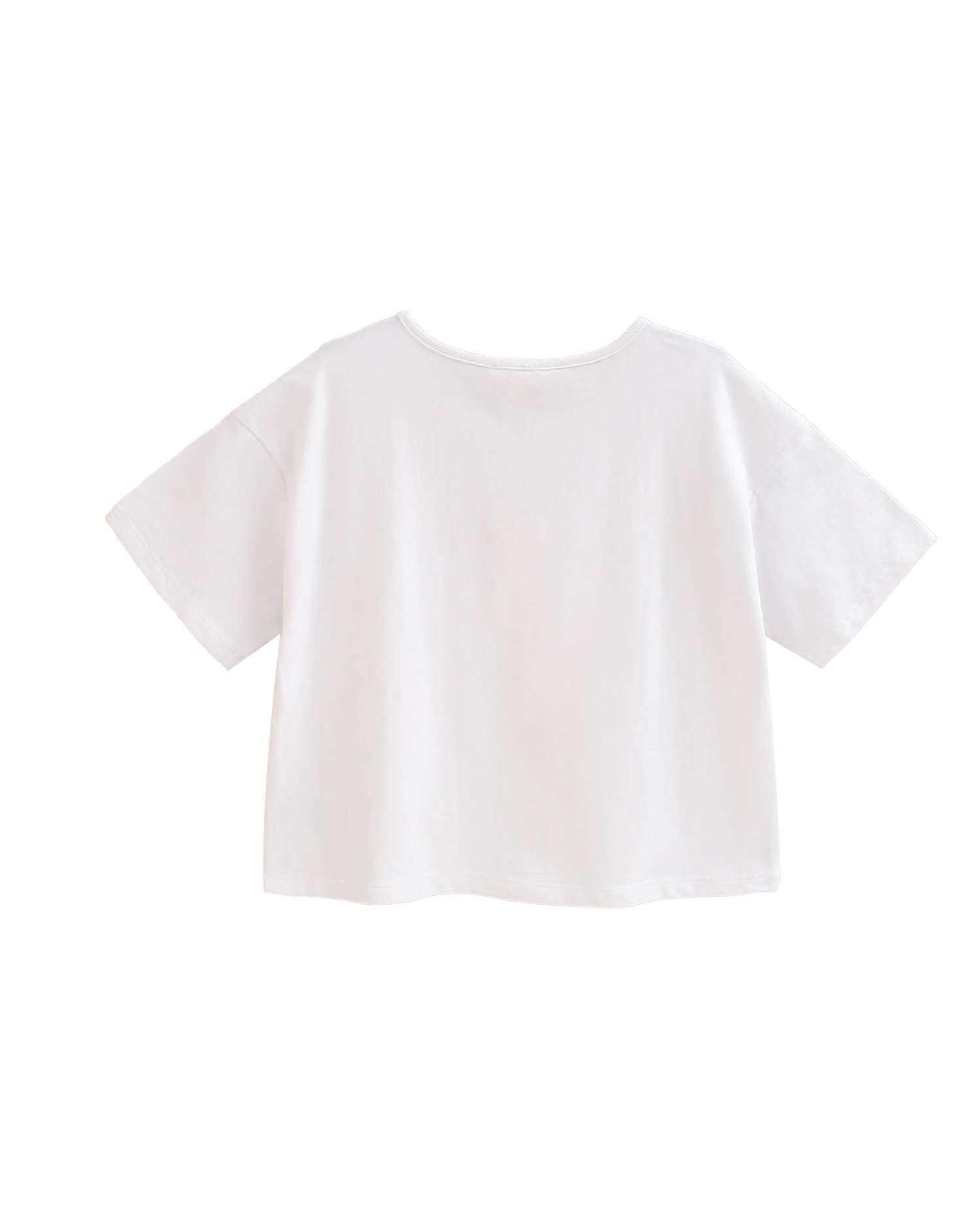 T-shirt Infantil com Desenho Prancha de Surf Dadati Branco-2