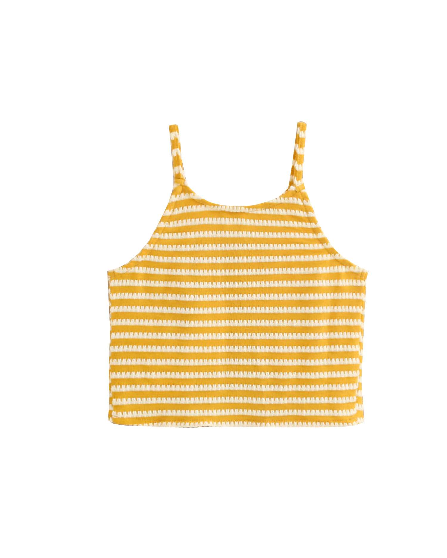 Blusa Infantil Às Riscas Amarelo-4