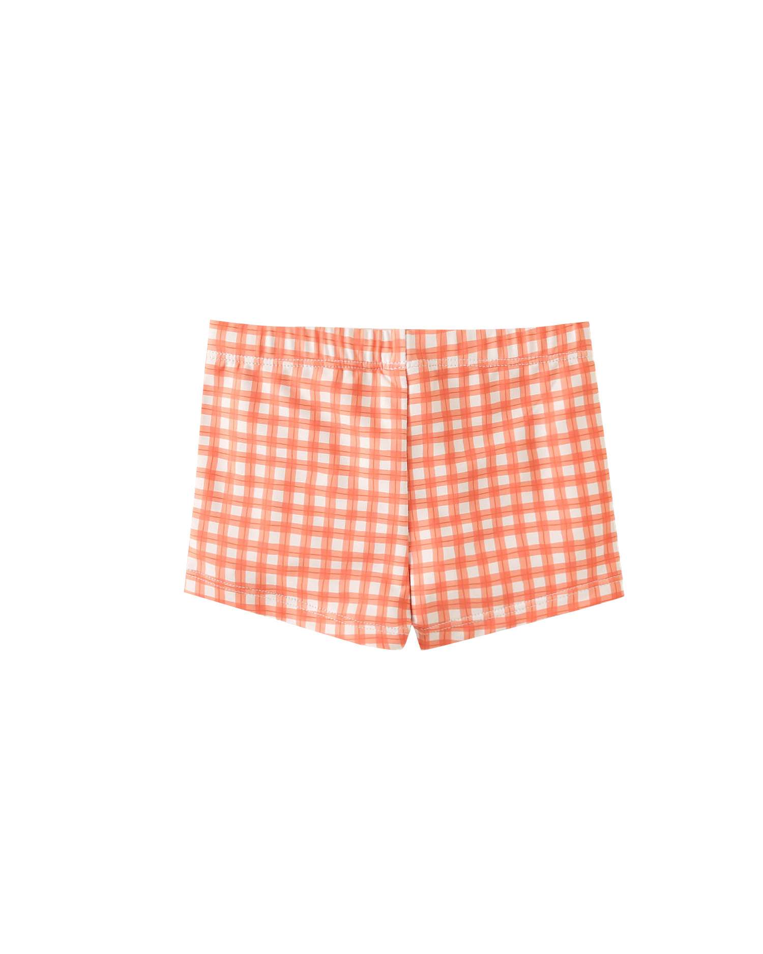 Boxers para Bebé Aos Quadrados Vichy Laranja-claro-2
