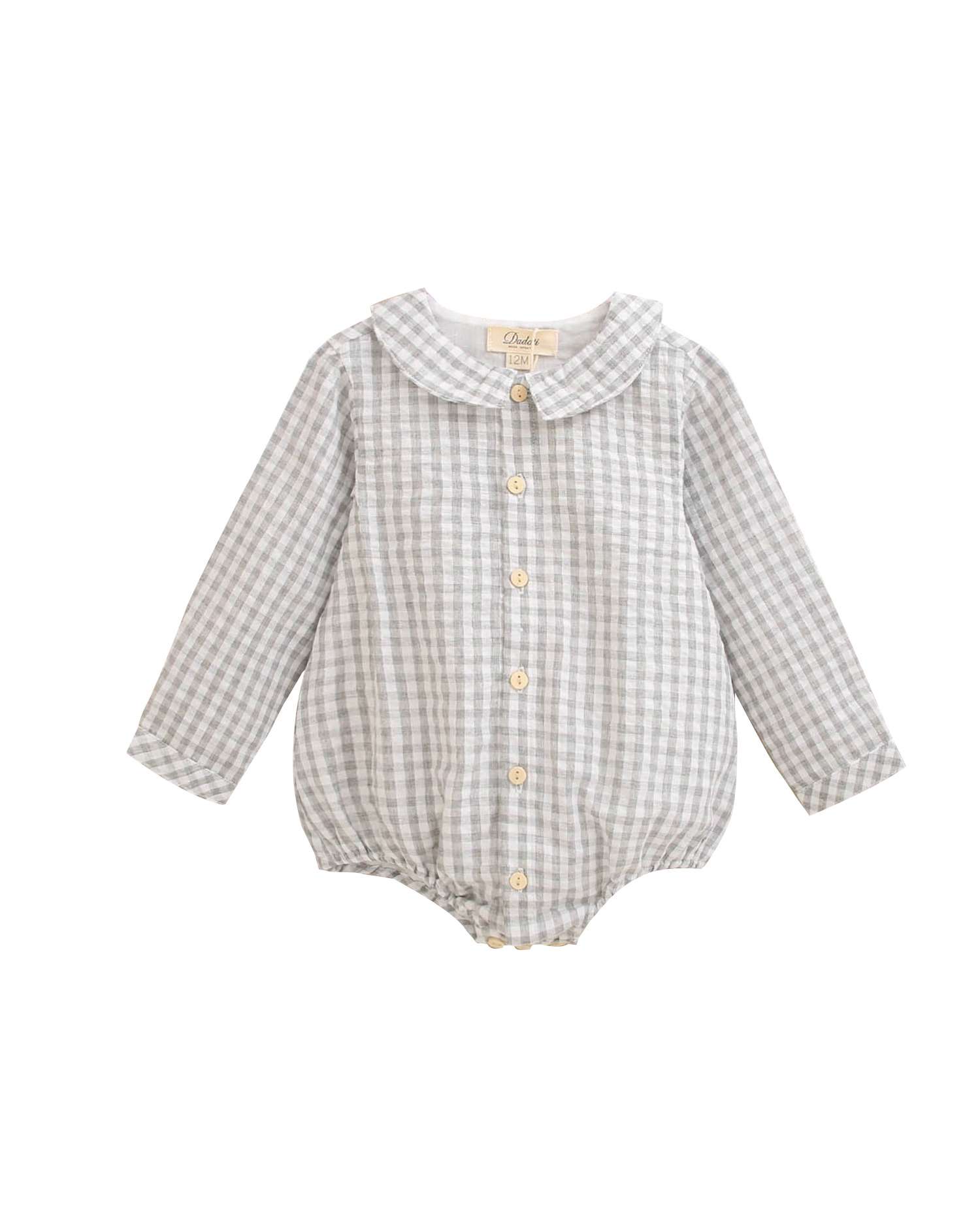 Imagem 0 de Macacão Curto para Bebé Aos Quadrados Vichy