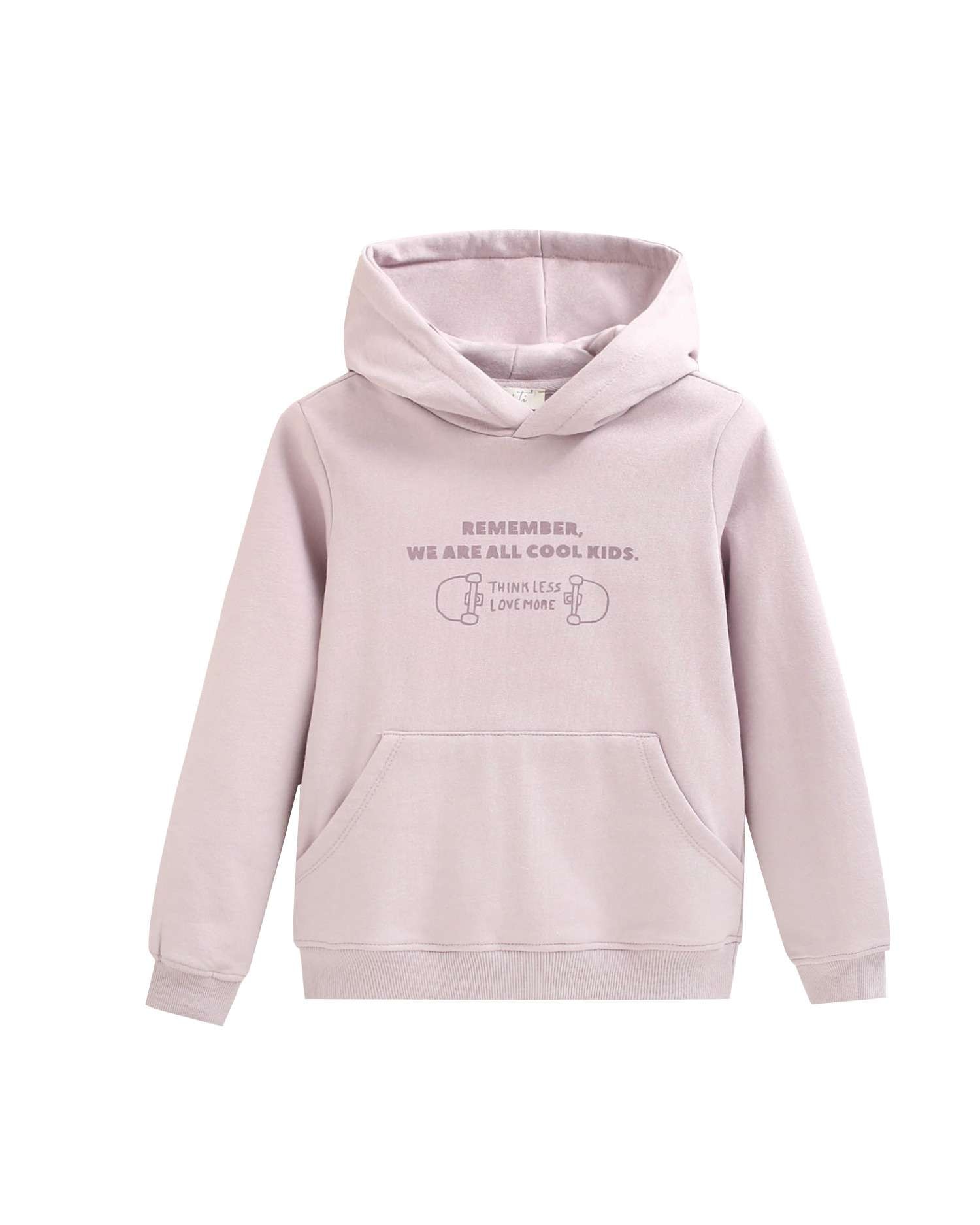 Sweatshirt Infantil com Capuz e Desenho de Skate Rosa-4