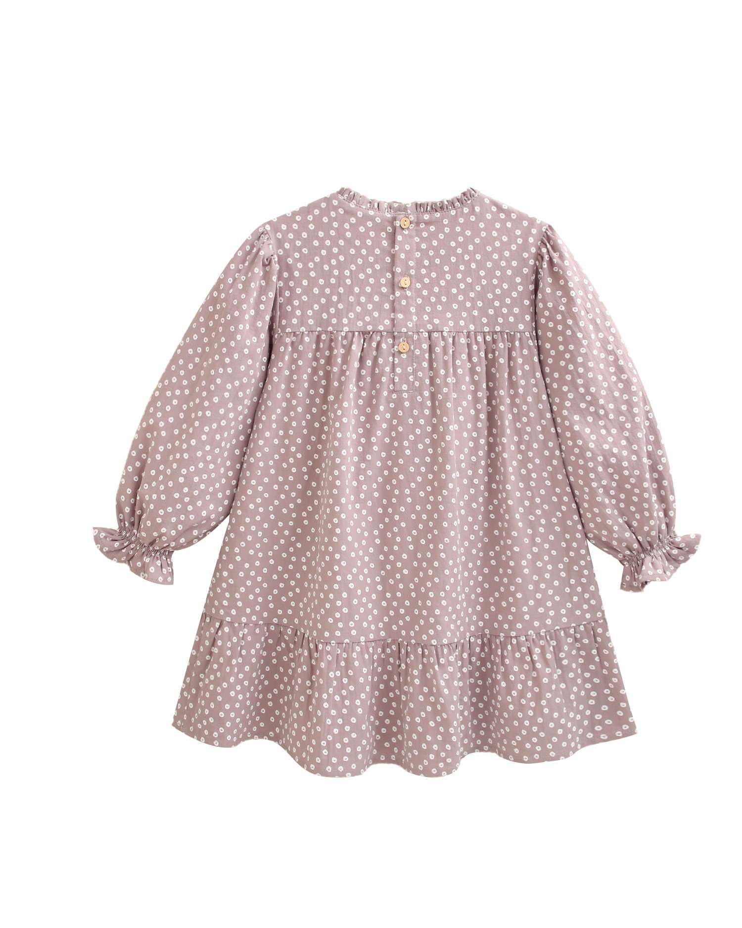 Vestido Infantil com Estampado Geométrico Rosa-5