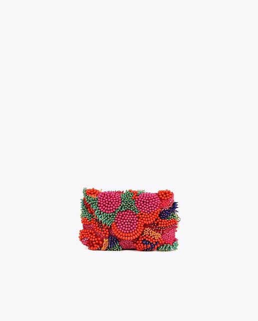 Imagem 0 de Mala Pequena com Fecho de Aba Multicolor