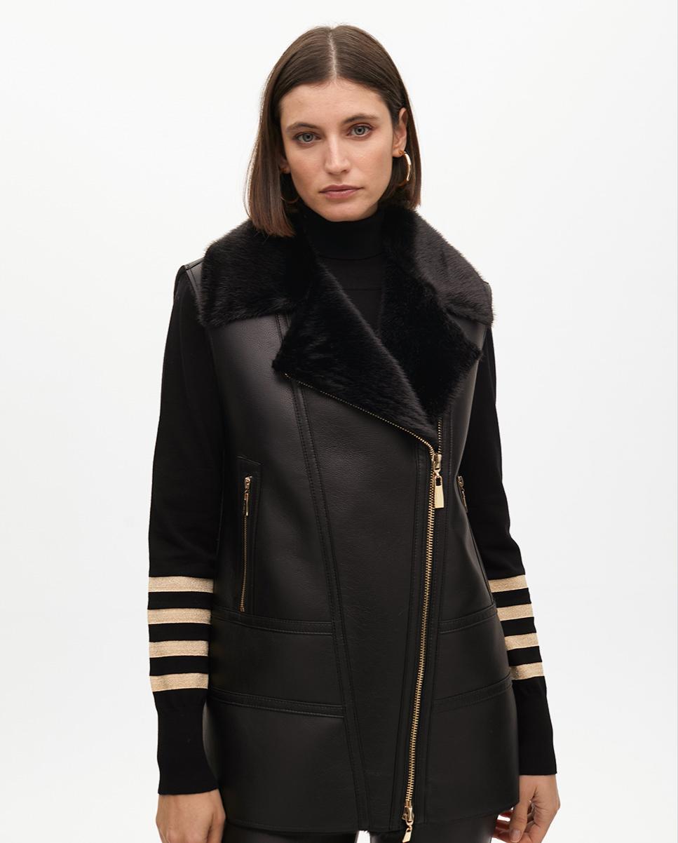 Imagem 0 de Colete Reversível com Fecho Zip Diagonal