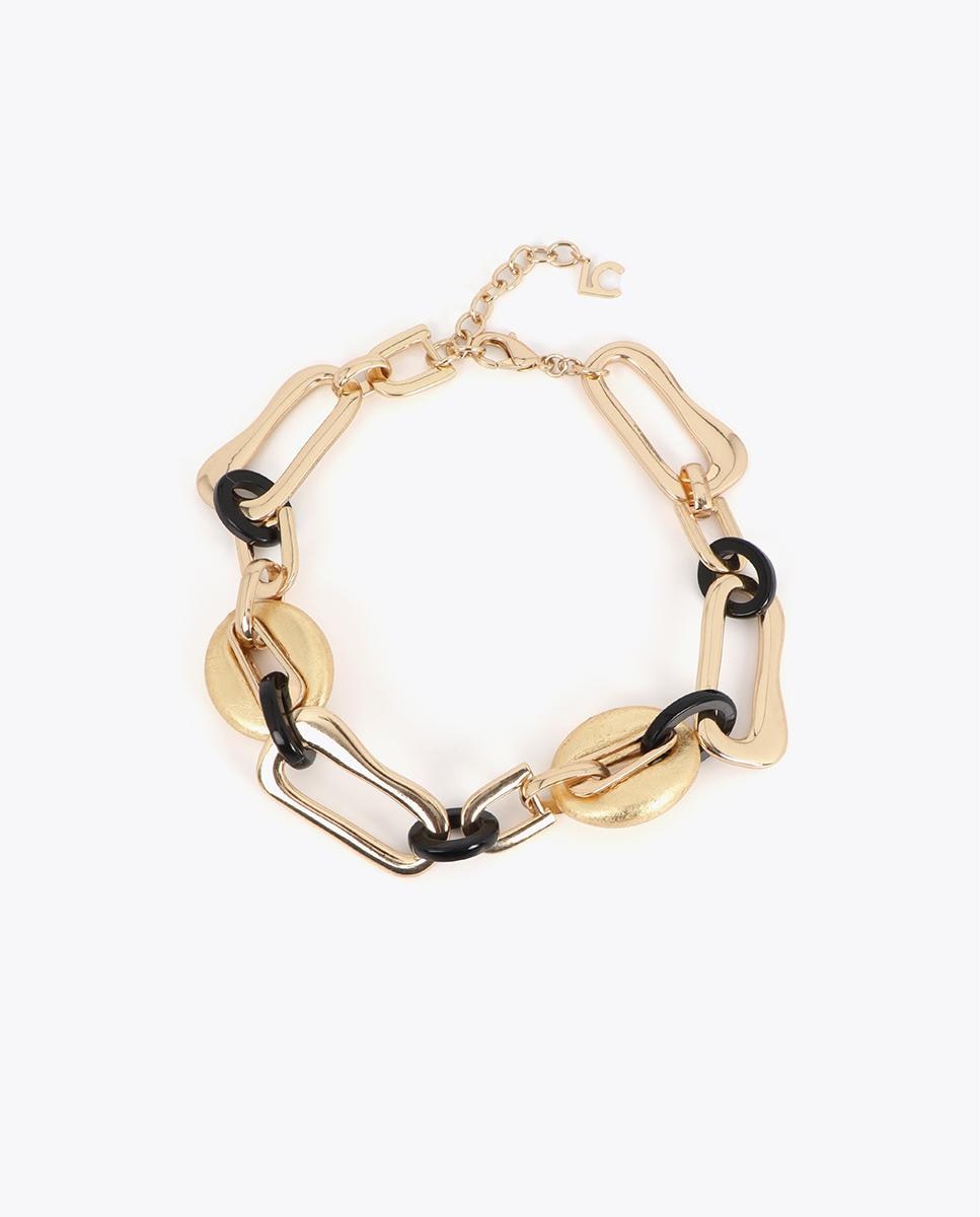 Imagem 0 de Colar Curto de Corrente Combinada