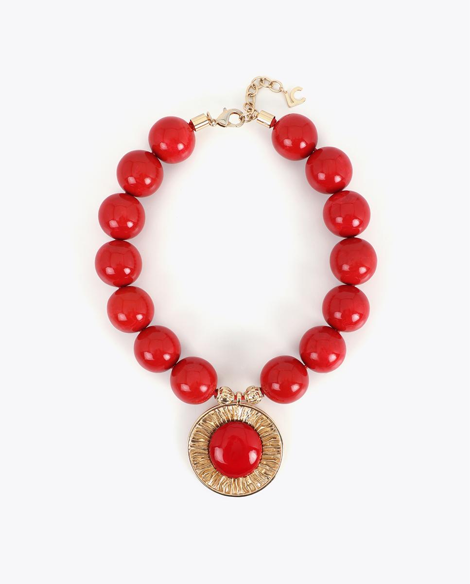 Imagem 0 de Colar de Contas Maxi com Pendante