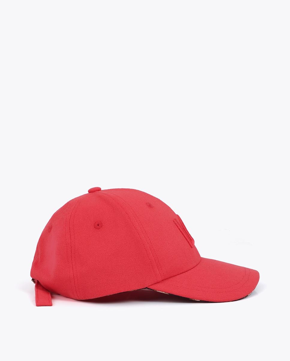 Boné com Logótipo Bordado Vermelho-2