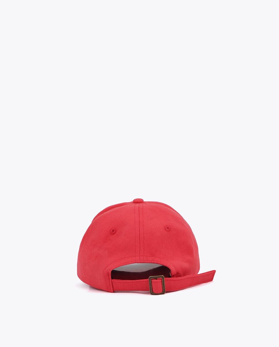 Boné com Logótipo Bordado Vermelho-3