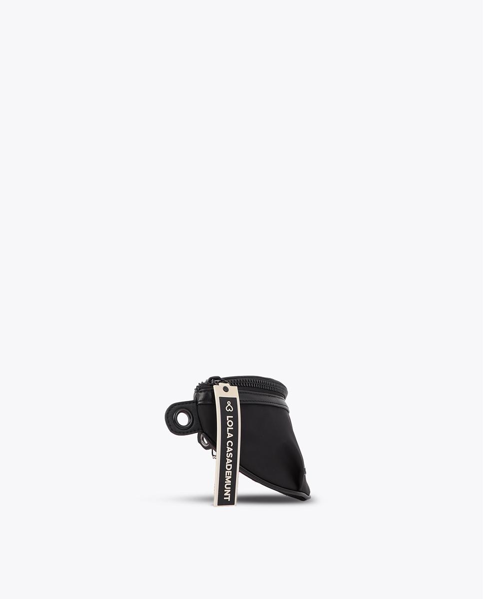 Bolsa de Cintura com Fecho Zip e Correia Ajustável Preto-3