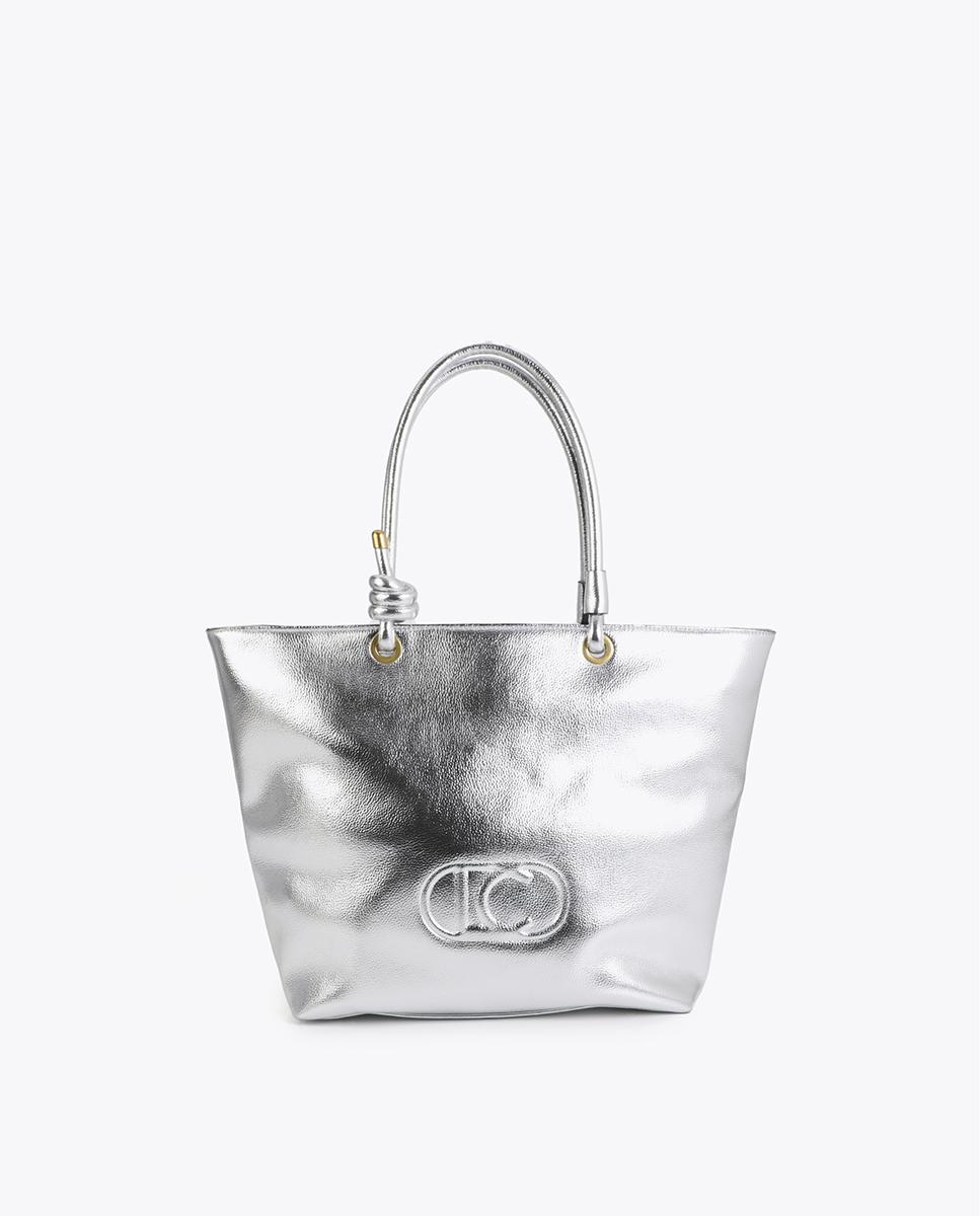 Imagem 0 de Shopper Metalizado com Logo em Relevo