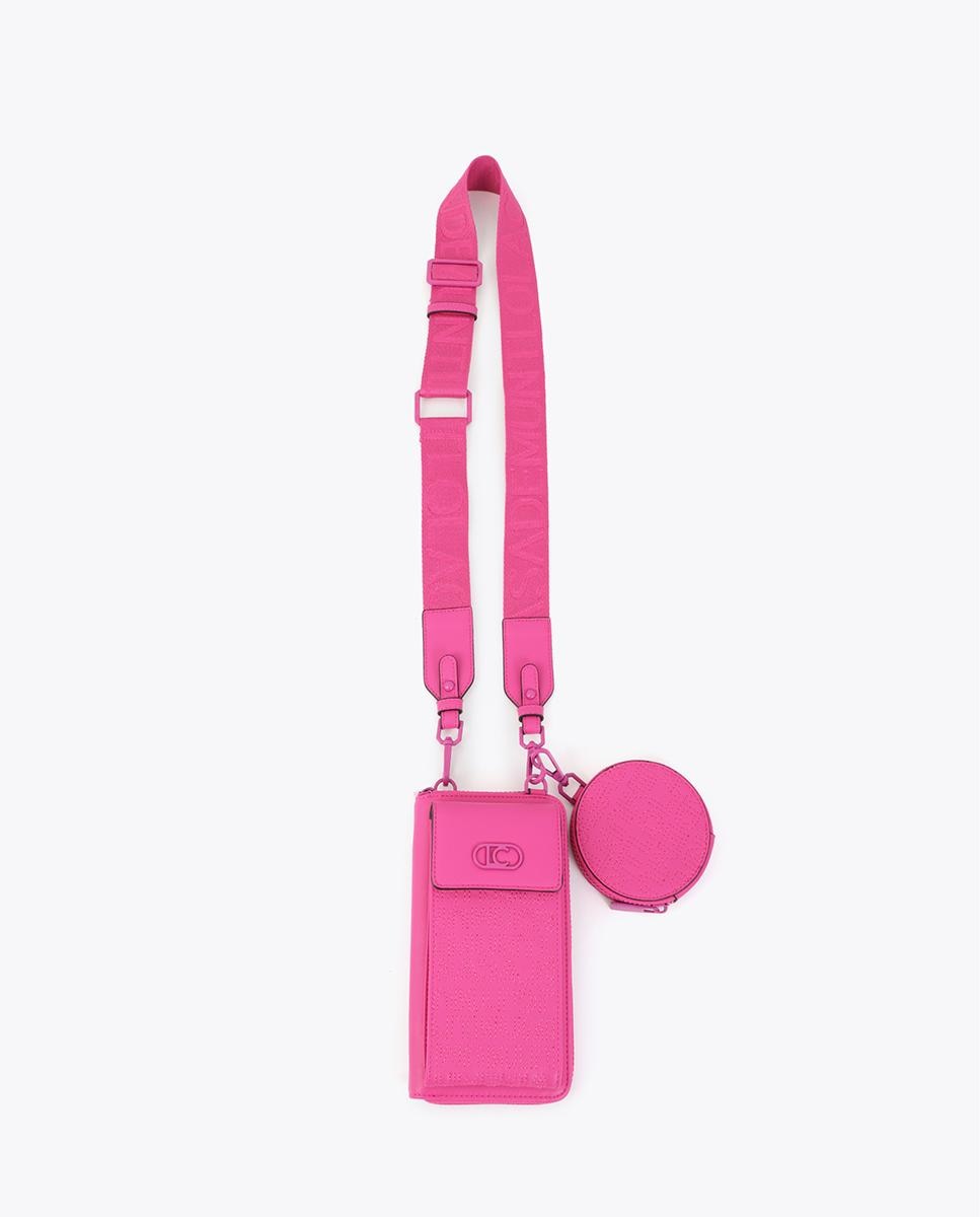 Imagem 0 de Bolsa para o Telemóvel com Logo em Pespontos e Alça Ajustável