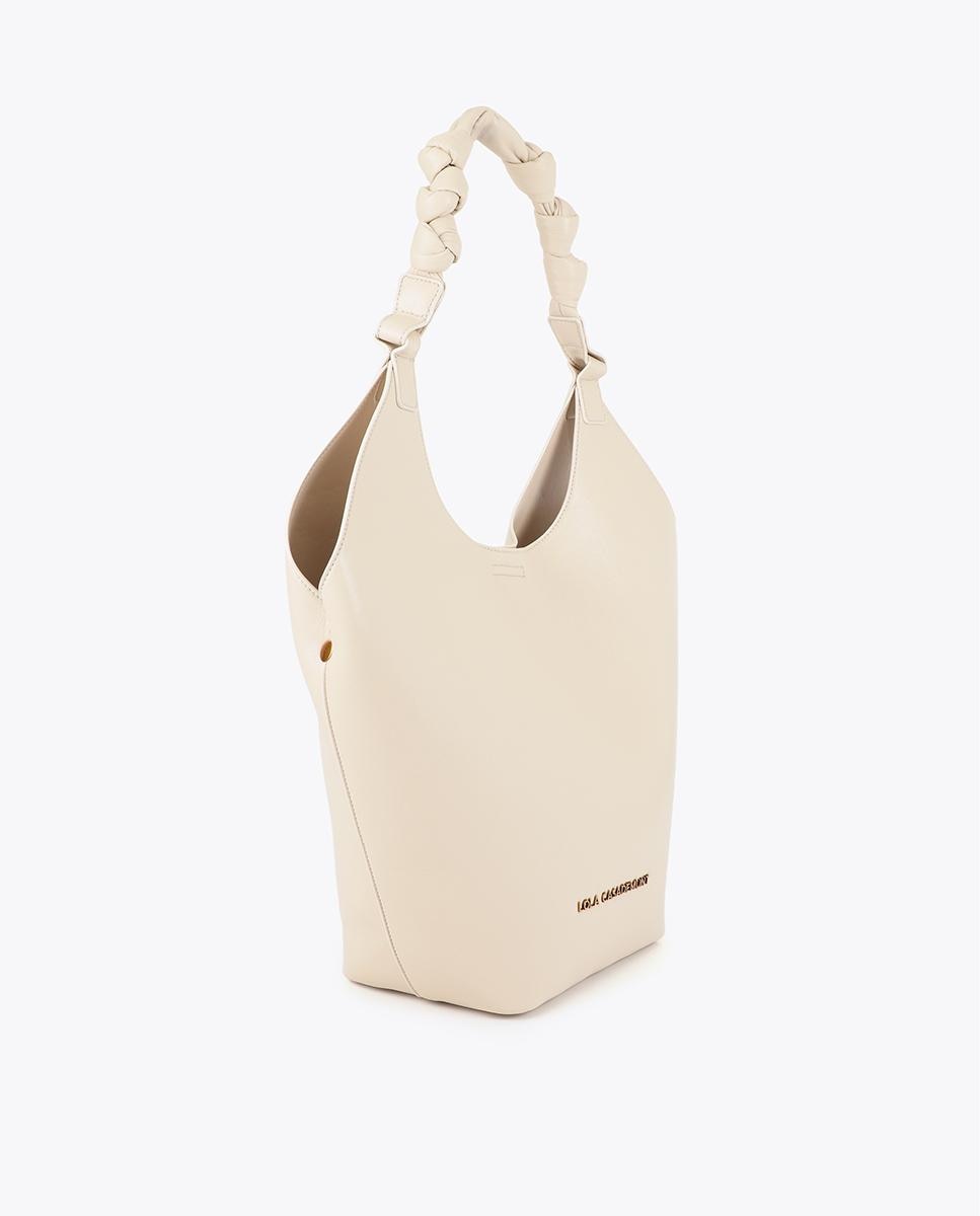 Mala Shopper com Alça de Nós e Base Reforçada Cru-2