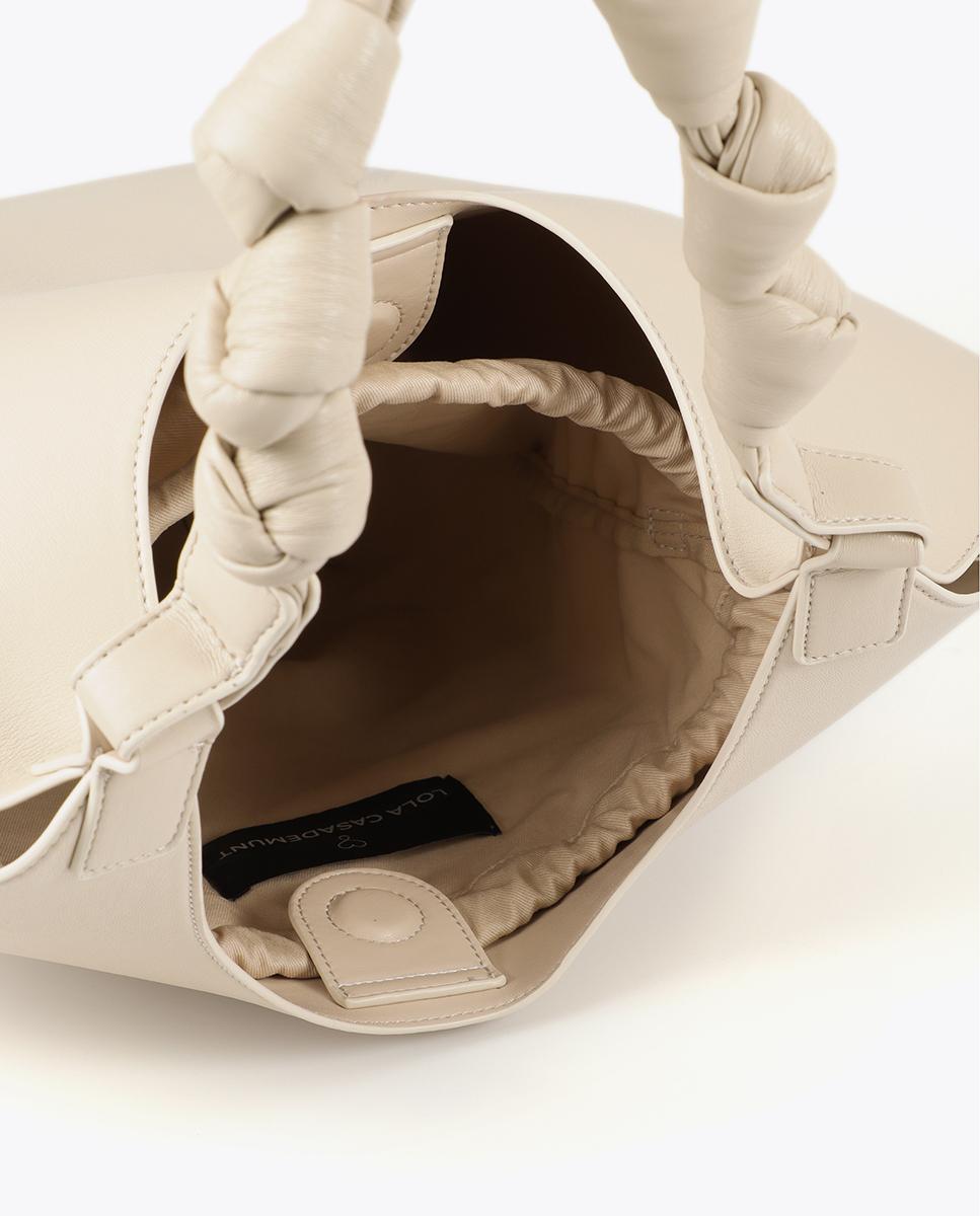 Mala Shopper com Alça de Nós e Base Reforçada Cru-5