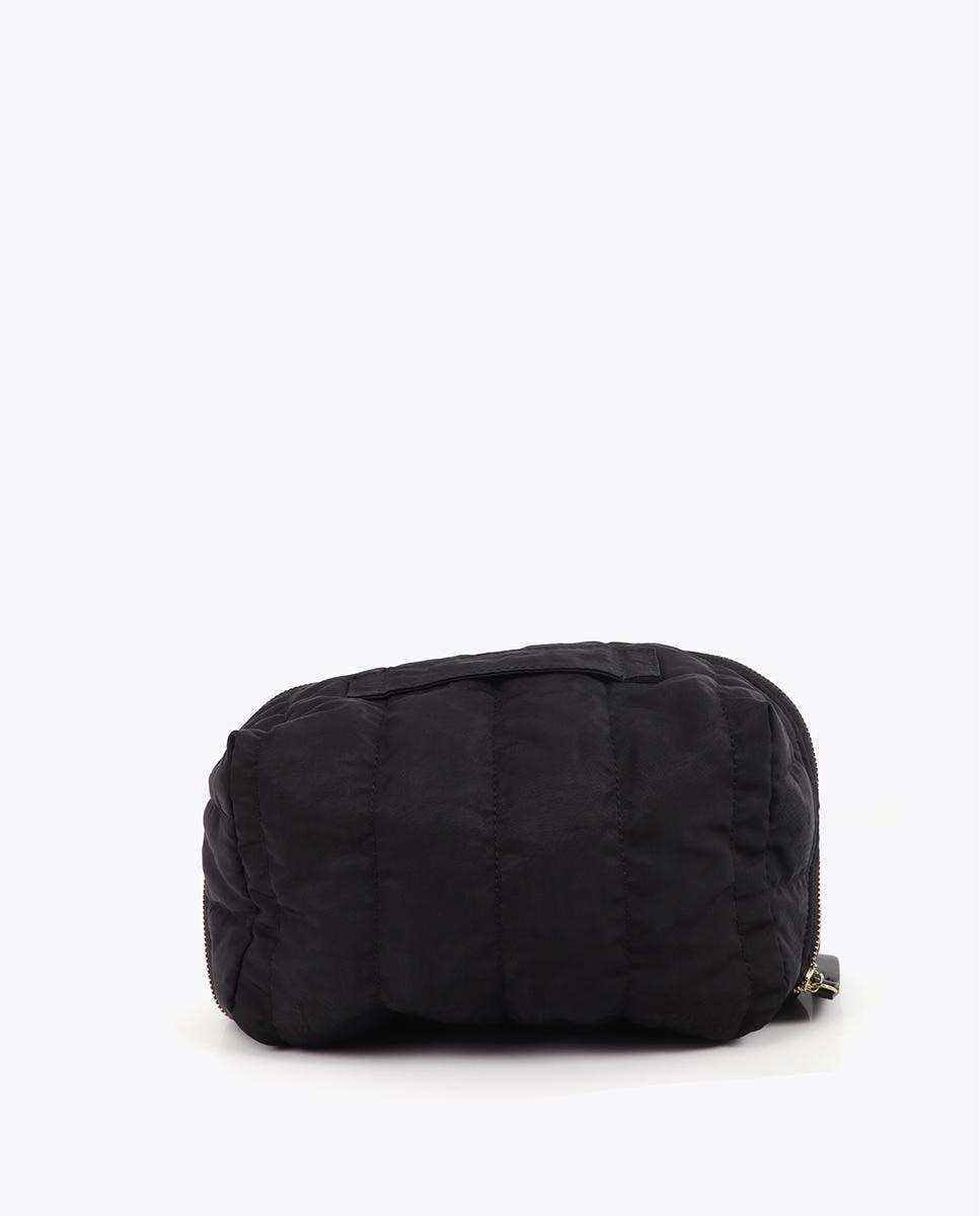 Estojo com Bolso Frontal e Fecho Zip Preto-3