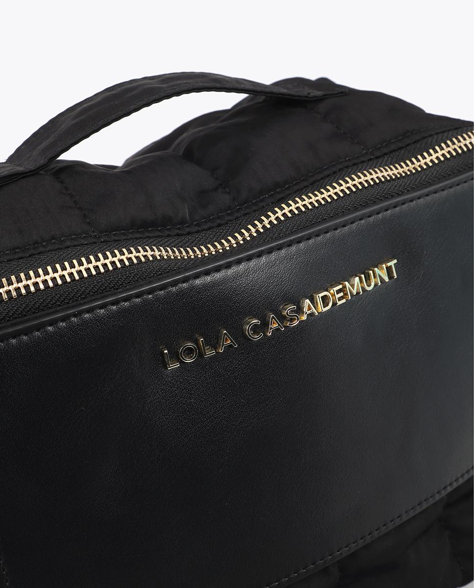 Estojo com Bolso Frontal e Fecho Zip Preto-5