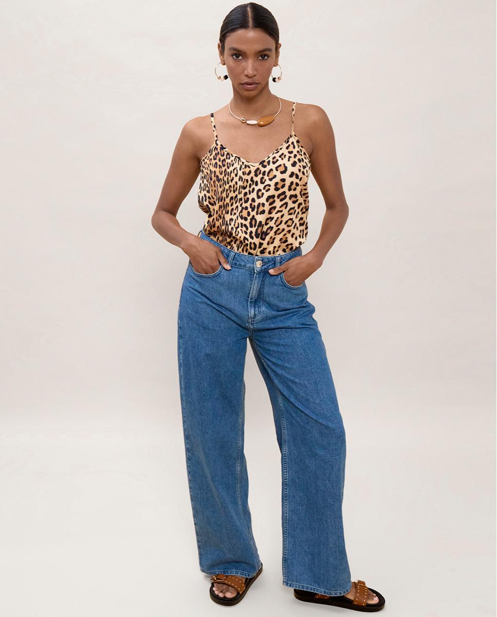 Lingerie Animal Print Preto / Natural-4