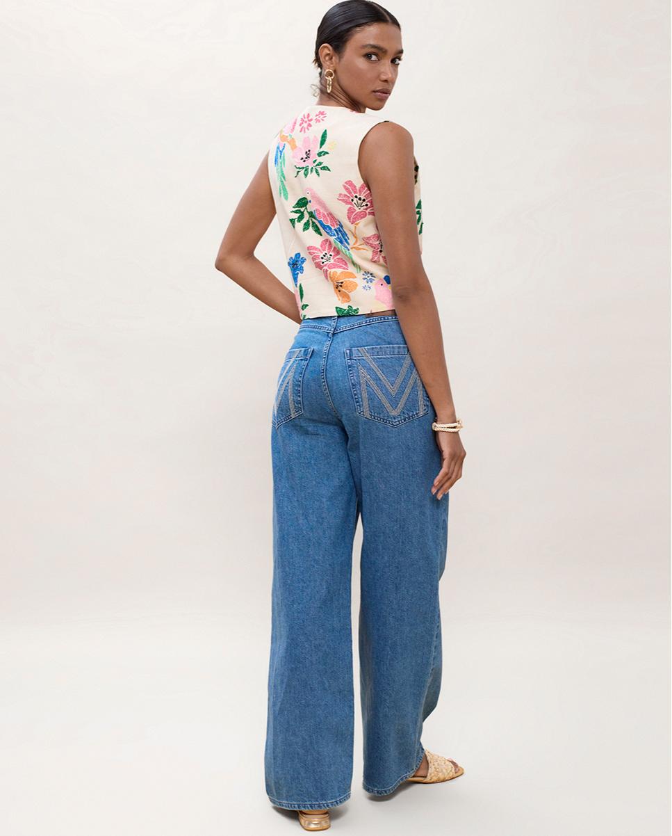 Colete com Pedras Multicolor Multicolor-4