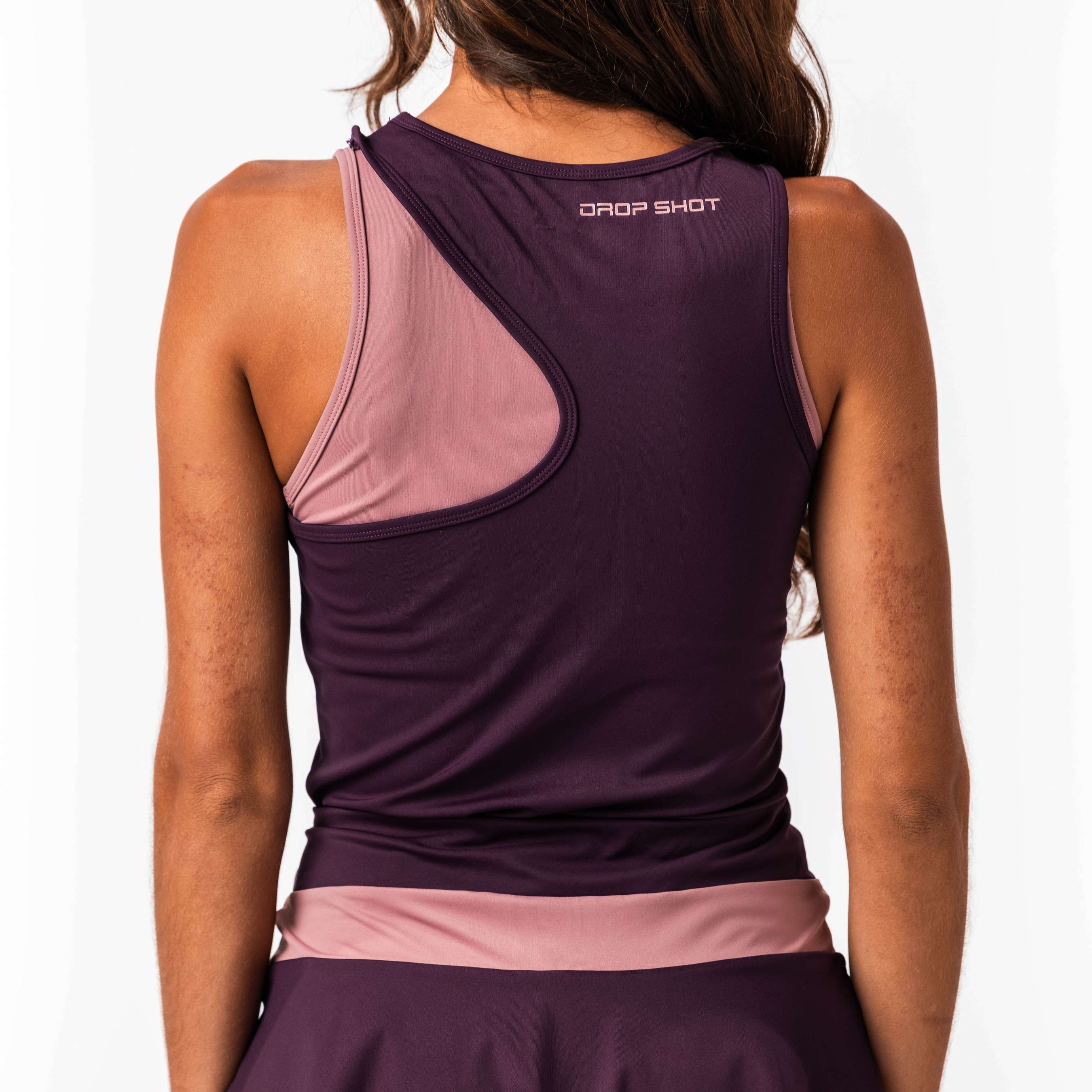 T-shirt de Pádel Vania Drop Shot Roxo-2