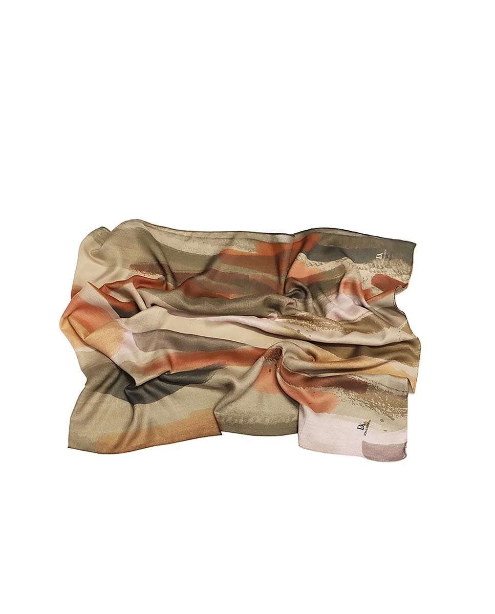 Écharpe Ralina Retângulo Multicolor Multicolor-3