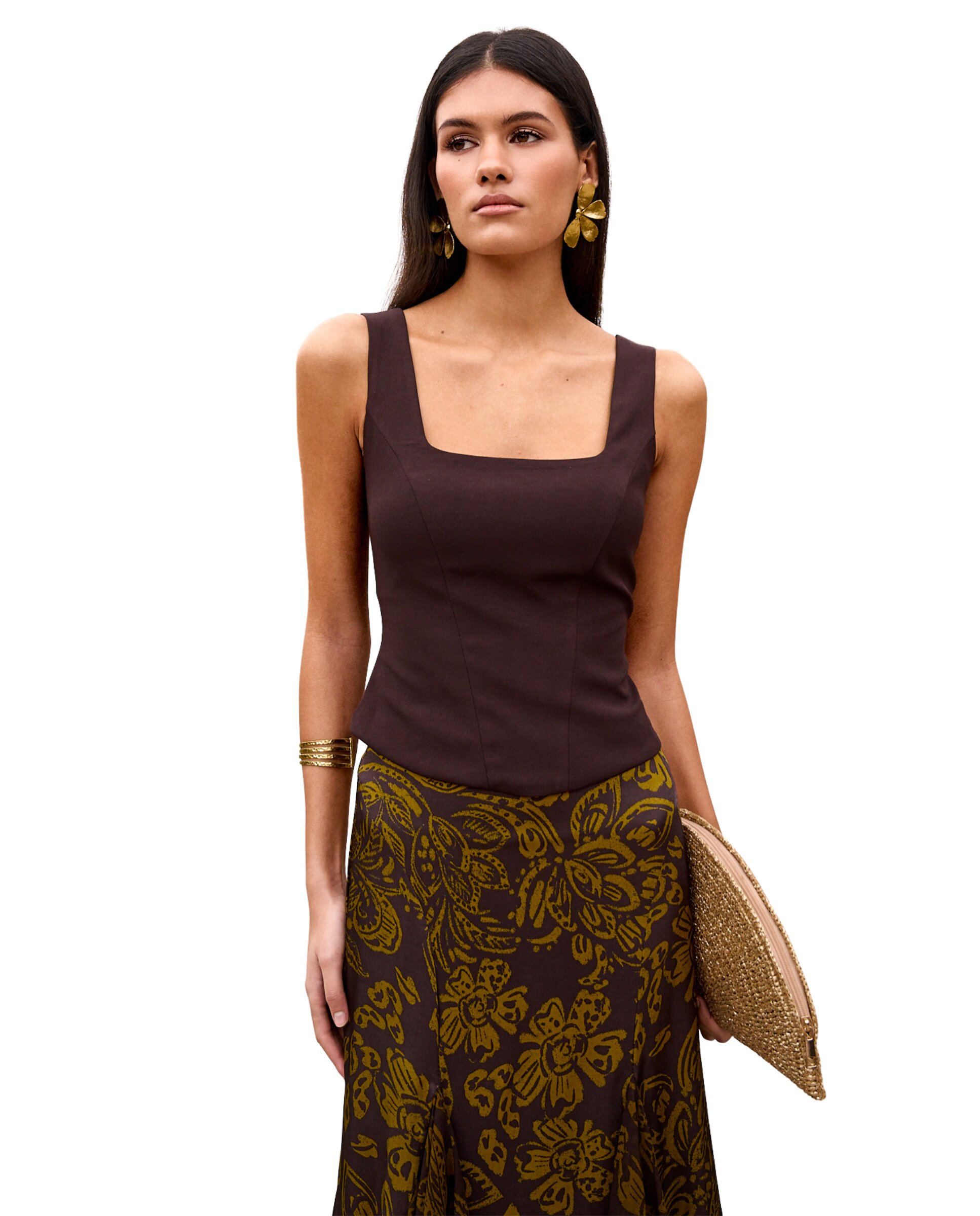 Top com Costas Corsetadas Castanho-chocolate-1