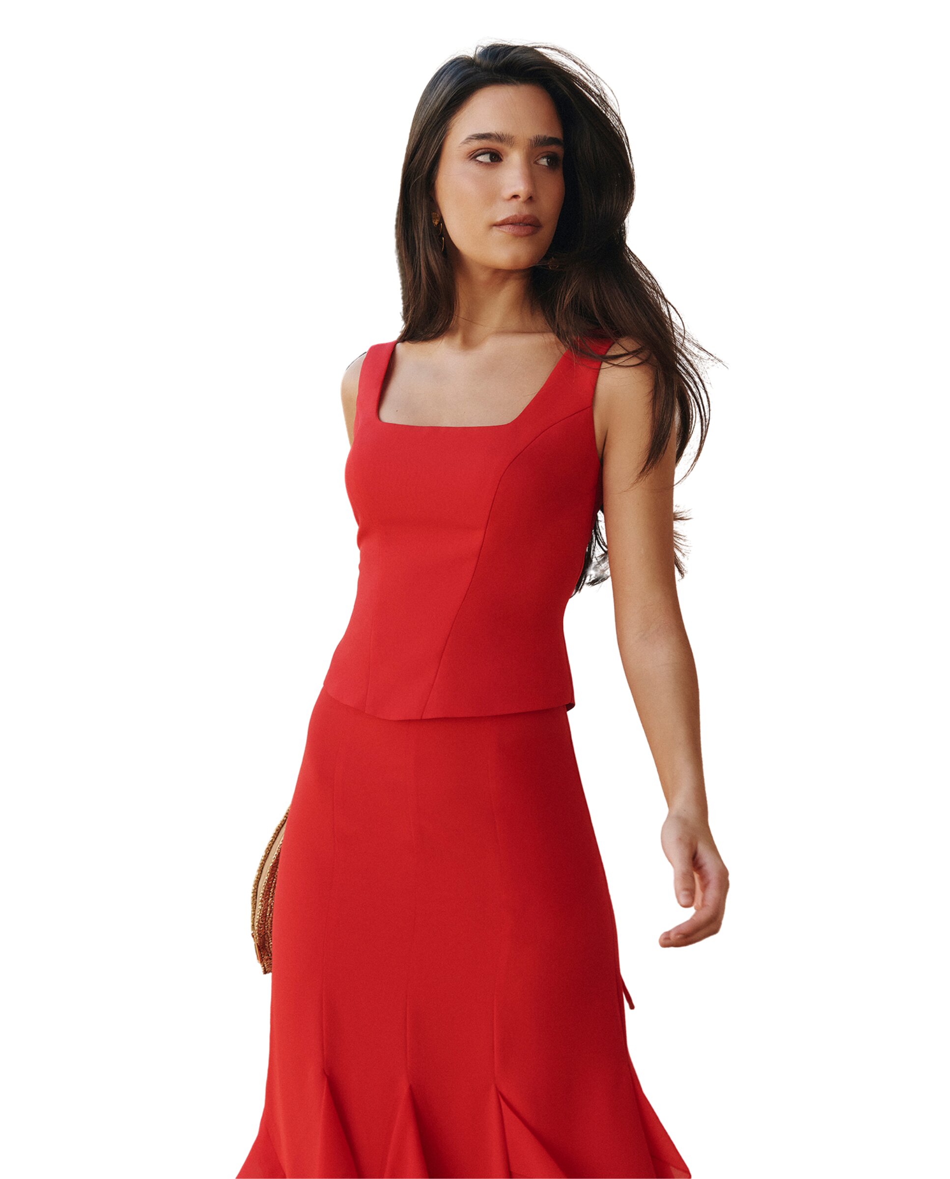 Imagem 0 de Top com Ajuste Encorsetado e Cordões nas Costas