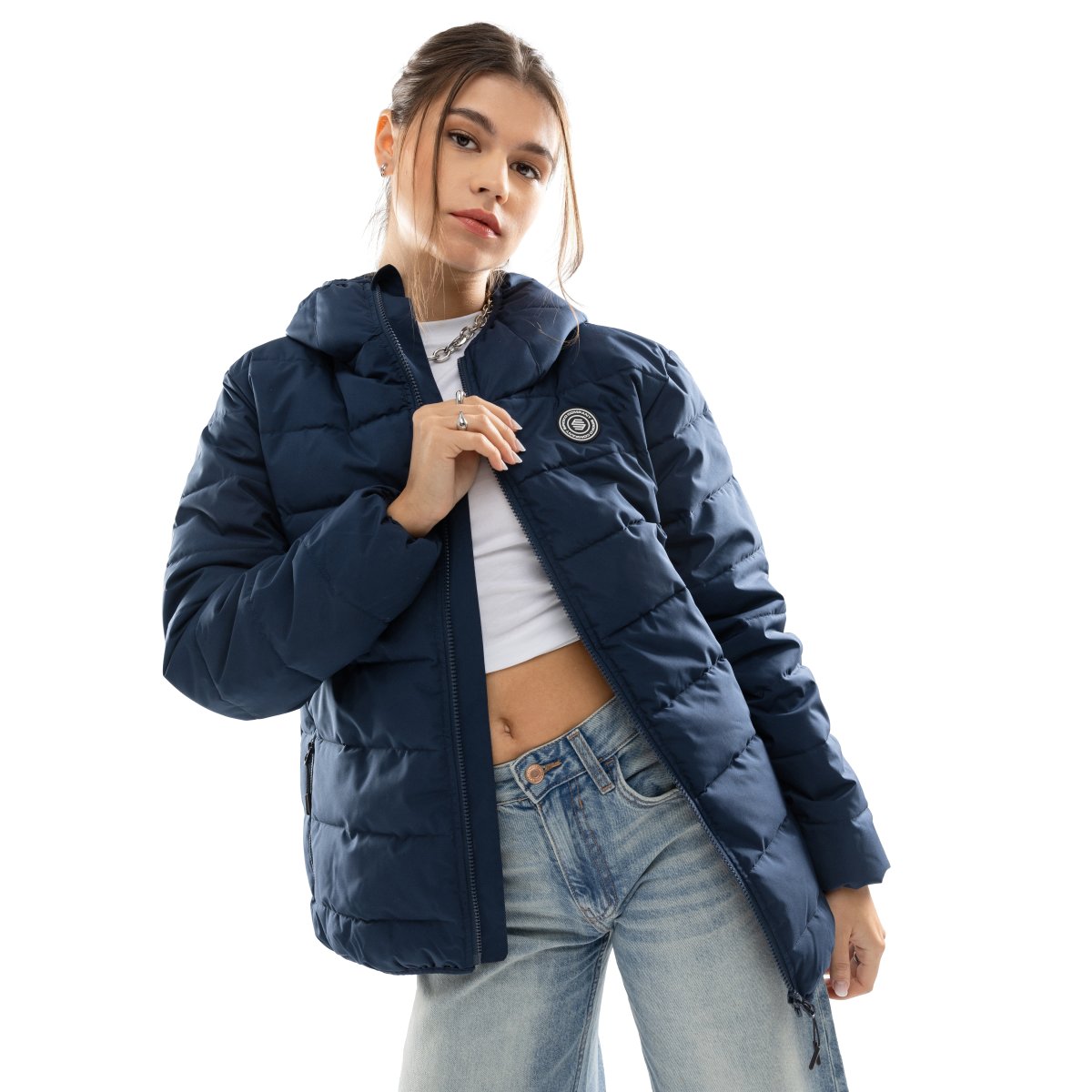 Casaco Acolchoado Resistente à Água Lifestyle Argus-w Azul-1