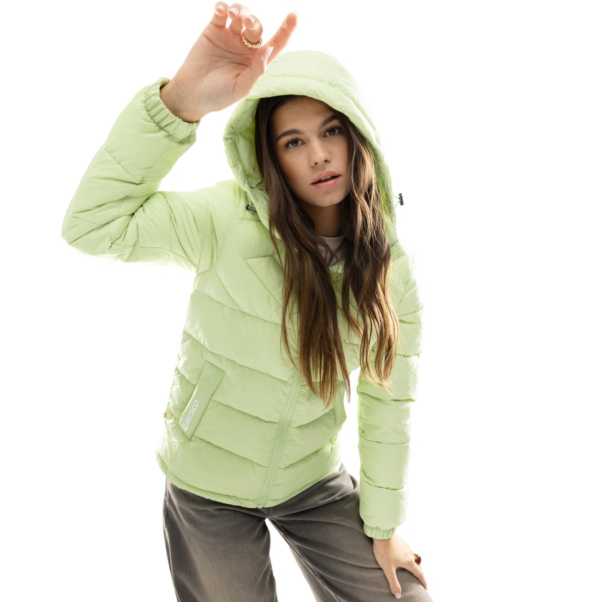 Casaco Acolchoado Kale-w Siroko Verde-1