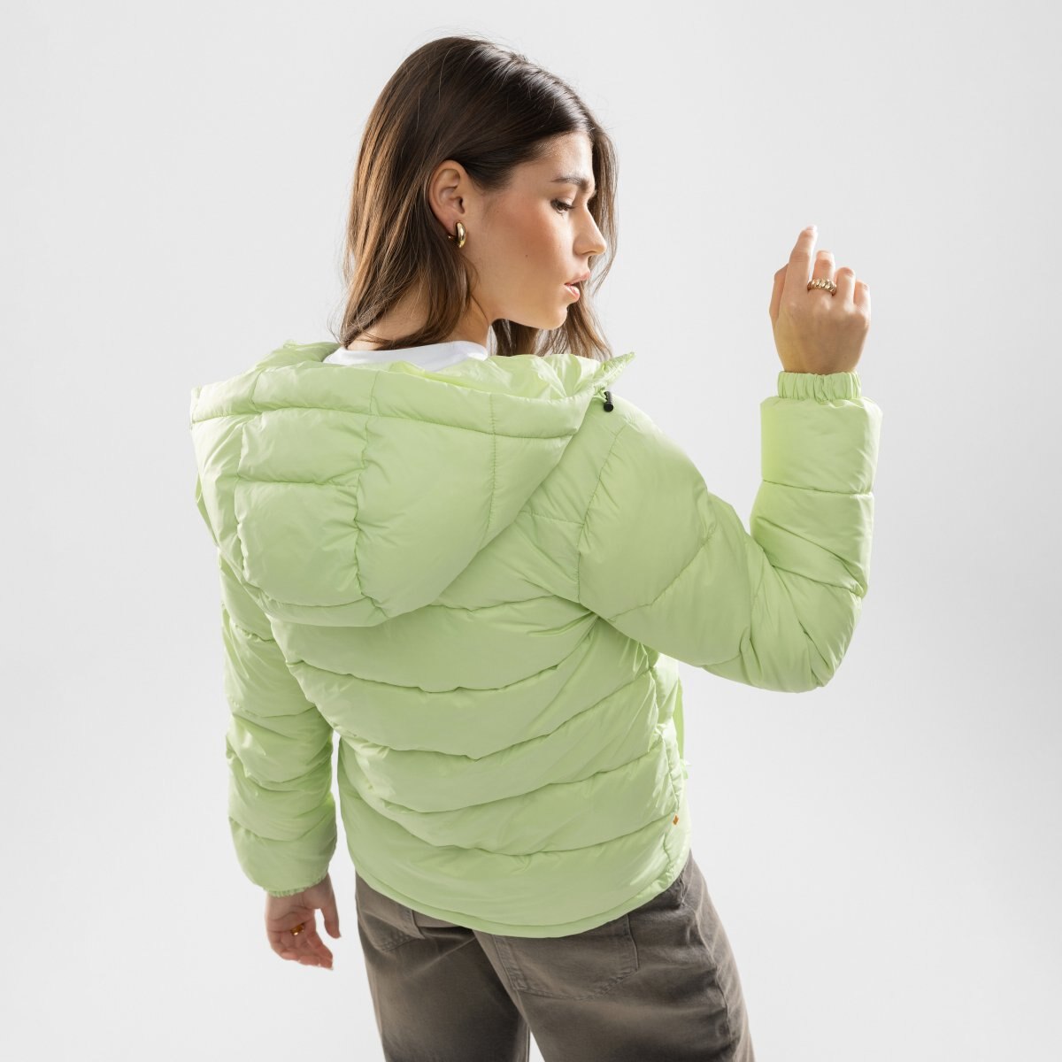 Casaco Acolchoado Kale-w Siroko Verde-2