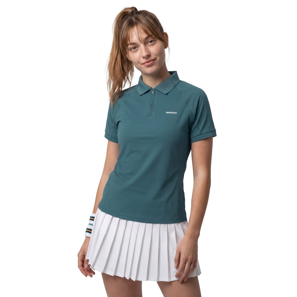 Imagem 0 de Polo Técnico Meia Fecho Zip Ténis Player-w Siroko