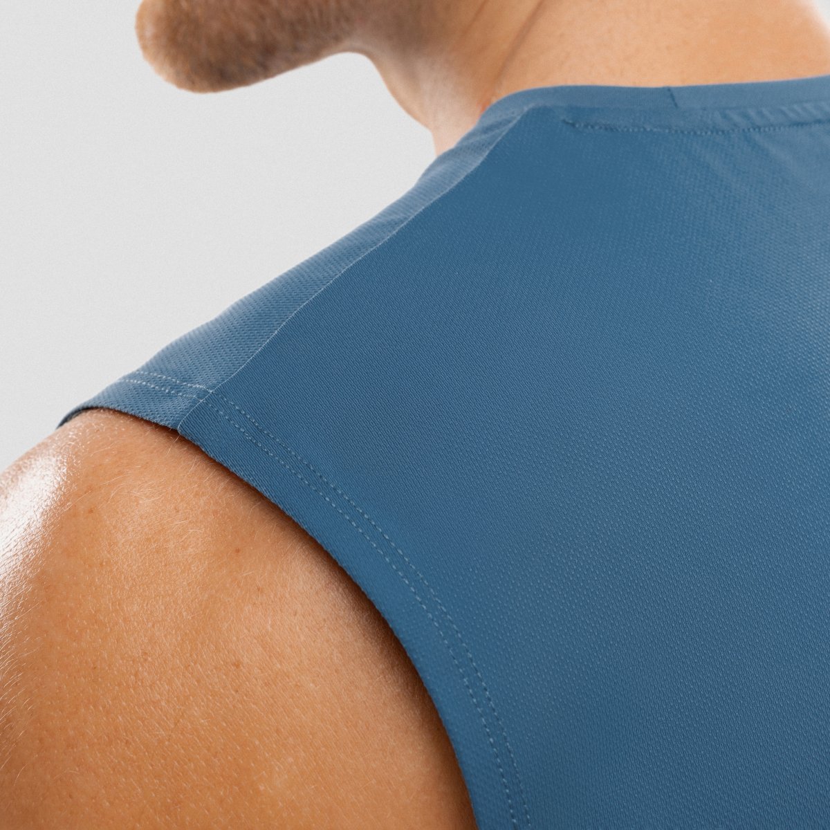 T-shirt sem Mangas Running Paine Siroko Azul-4