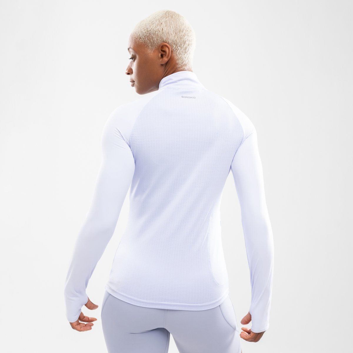 Sweatshirt com Fecho Zip Médio Running Center Siroko Roxo-2