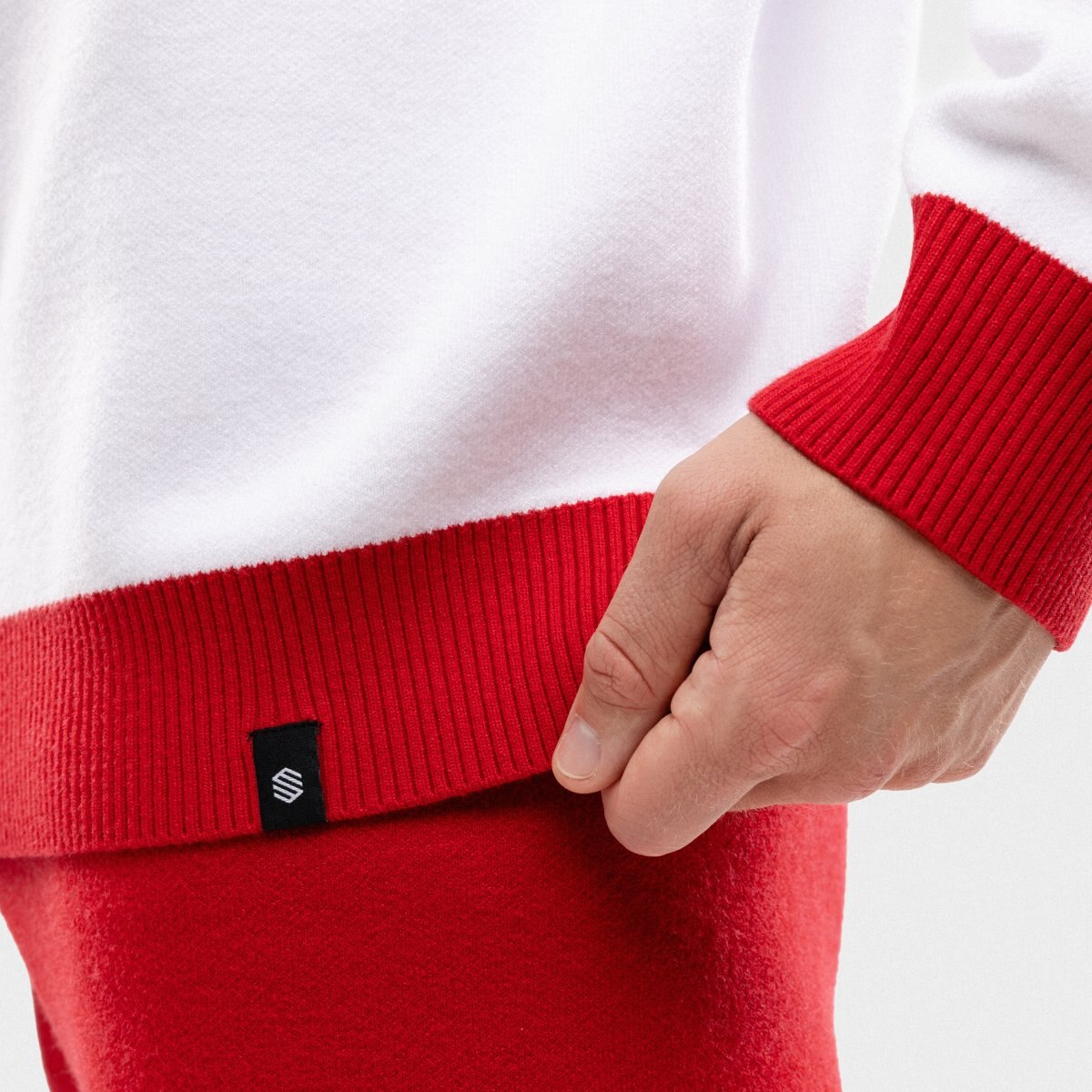 Camisola de Malha com Meia Fecho Zip Sapporo Red Siroko Vermelho-5