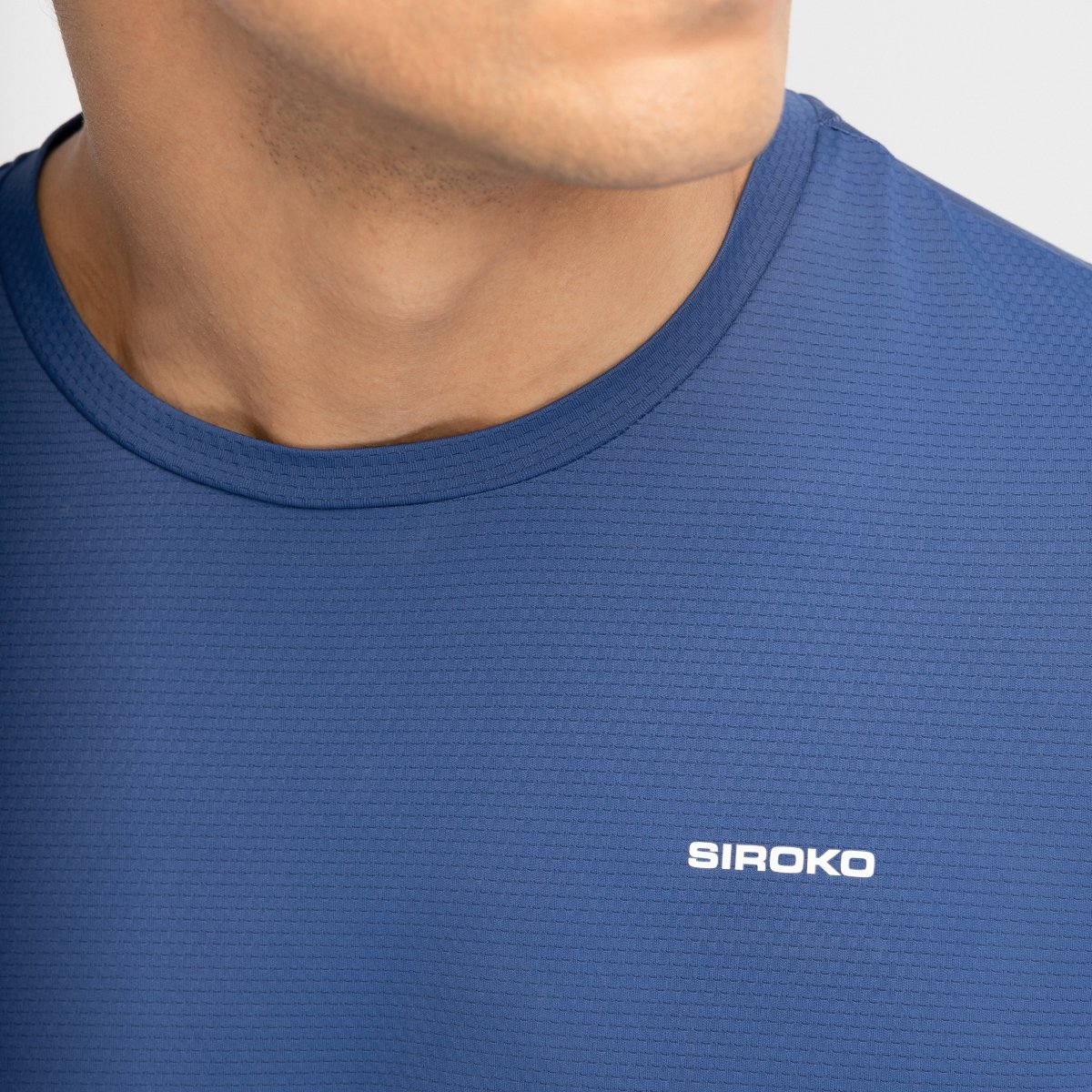 T-shirt Técnica de Manga Curta Tenis Lob Siroko Azul-4