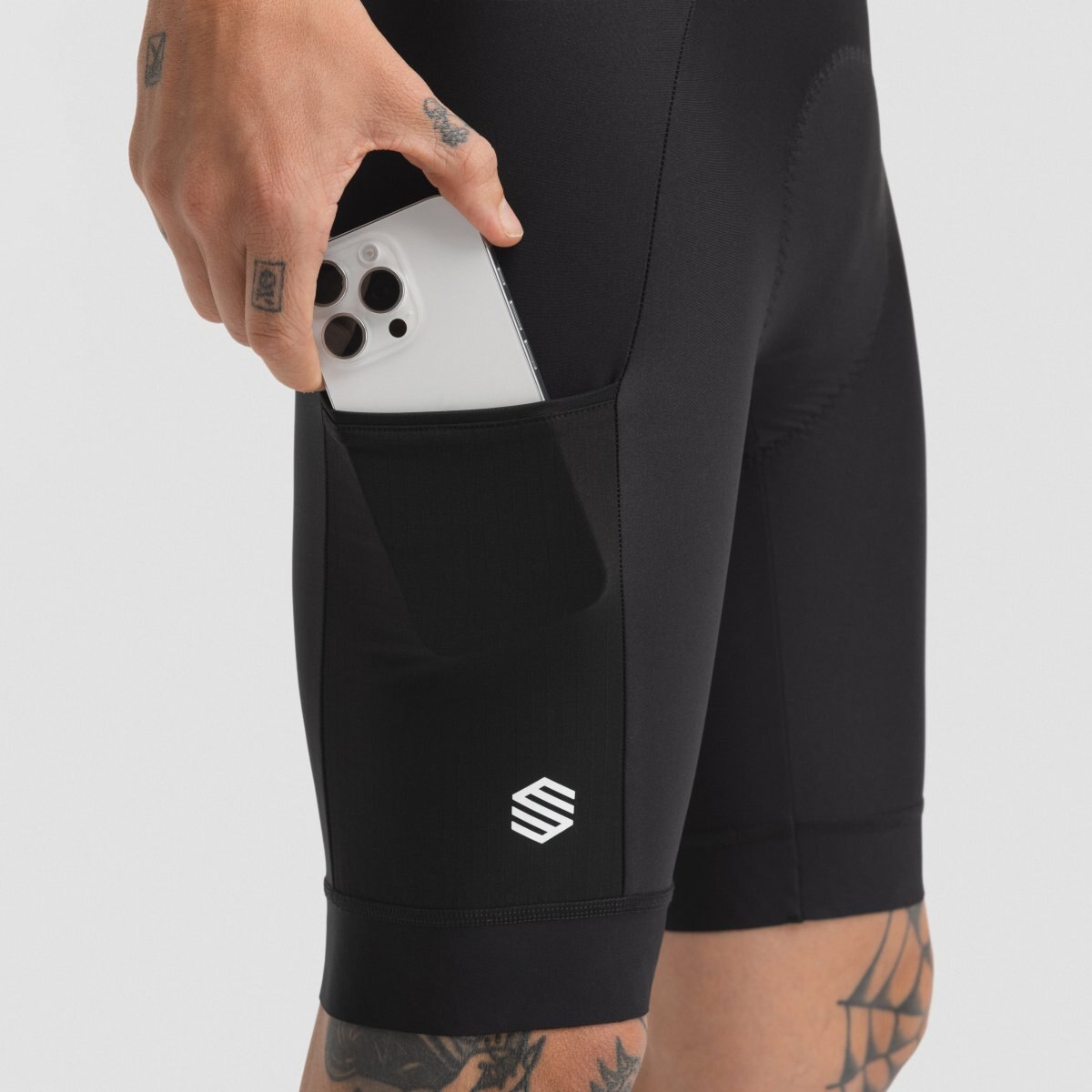 Culotte Curto sem Alças Cicloturismo Tour Black Siroko Preto-4