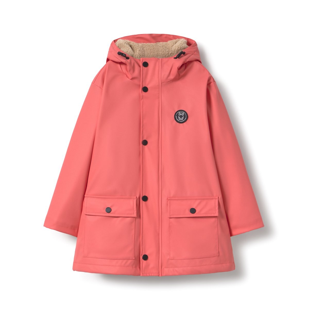 Impermeável Engomado Infantil Siroko Rosa-5