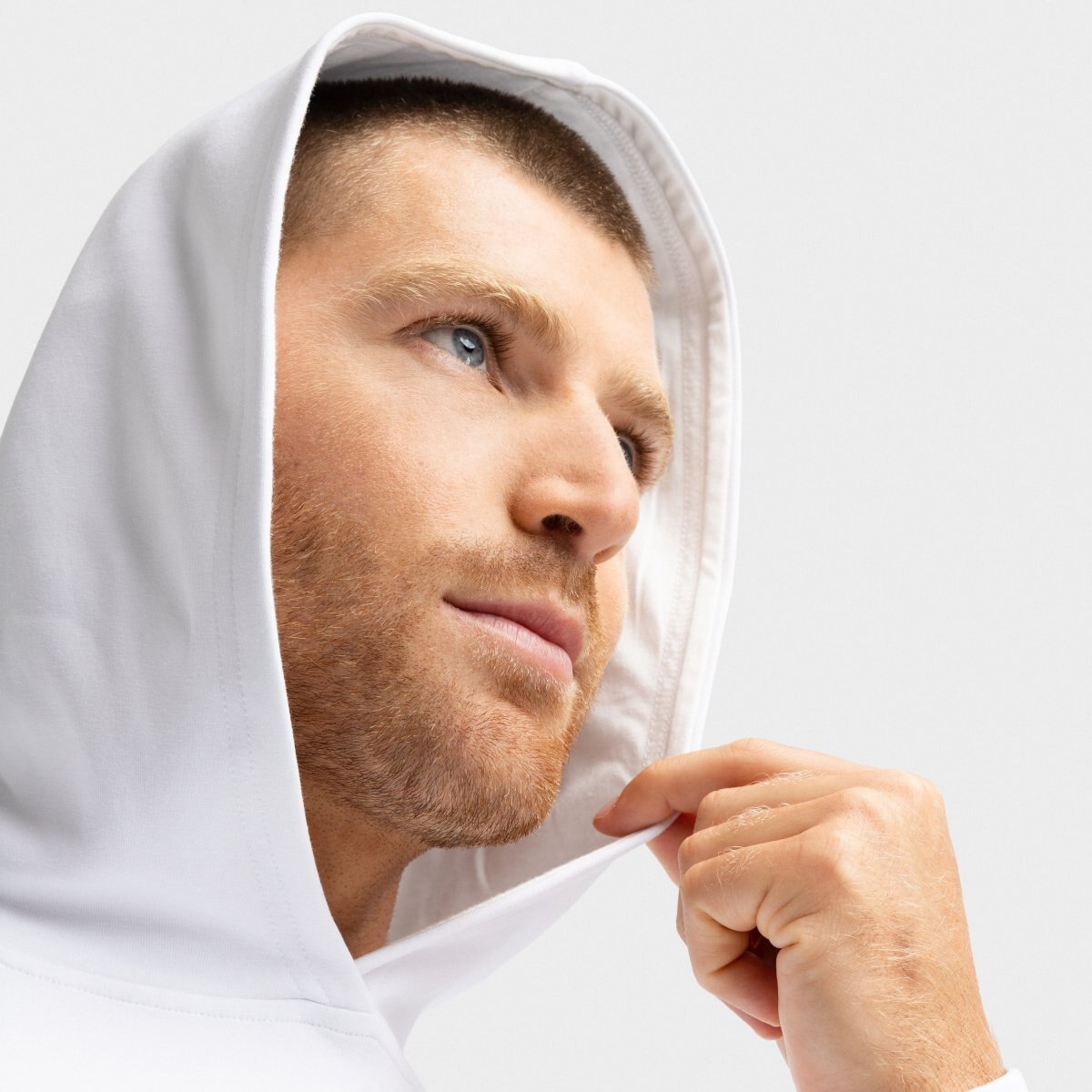 Sweatshirt com Capuz Pádel Break Siroko Branco-4