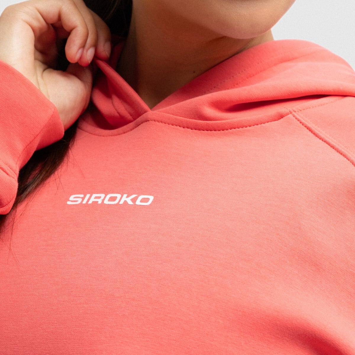 Sweatshirt com Capuz Pádel Break Siroko Vermelho-4
