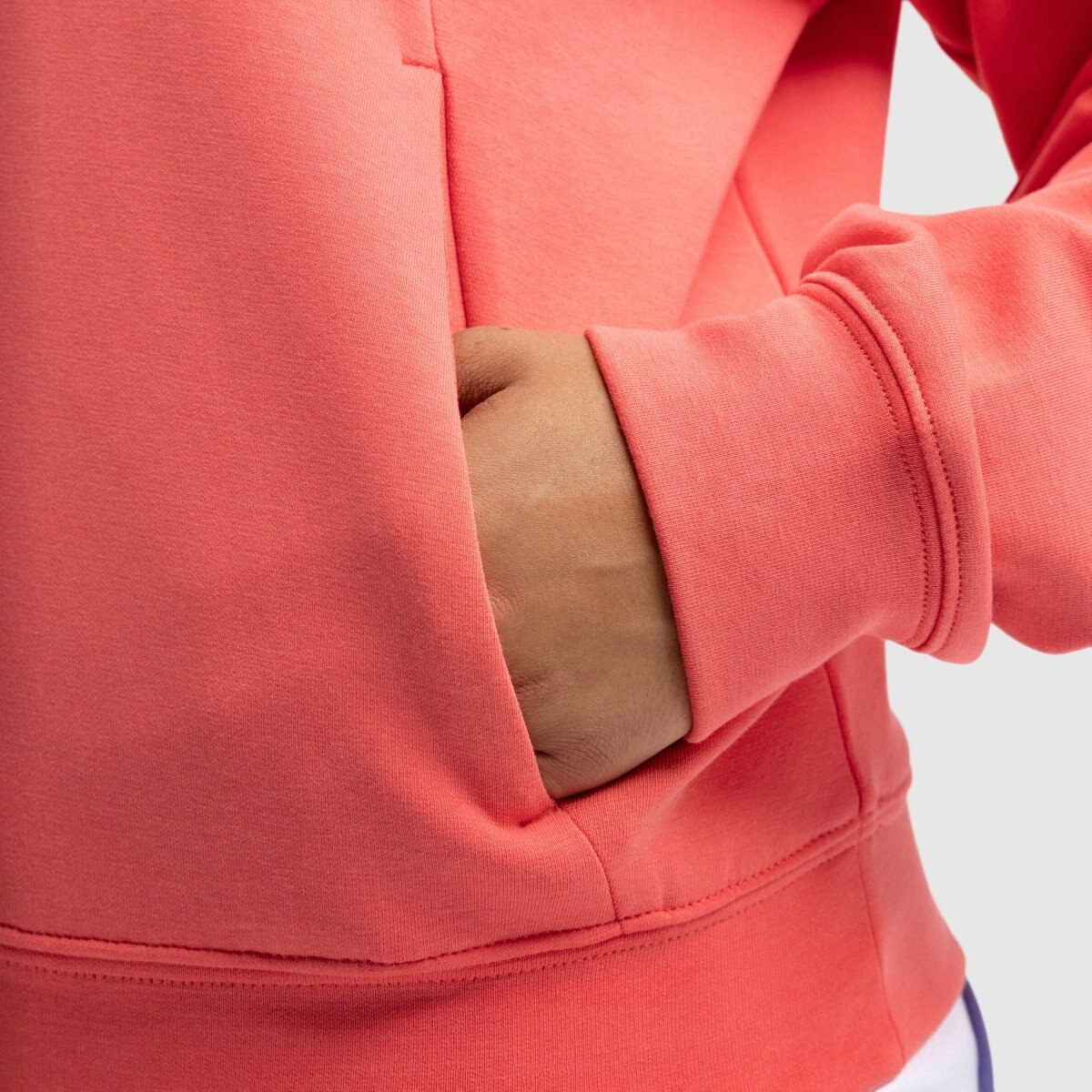 Sweatshirt com Capuz Pádel Break Siroko Vermelho-5