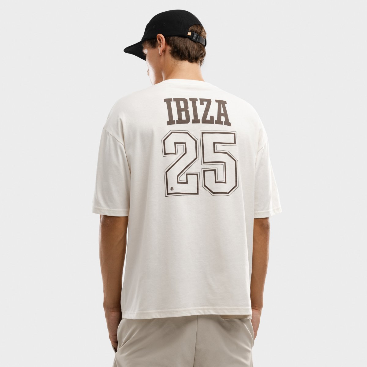 T-shirt Folgada Ibz Ibi Siroko Bege-2