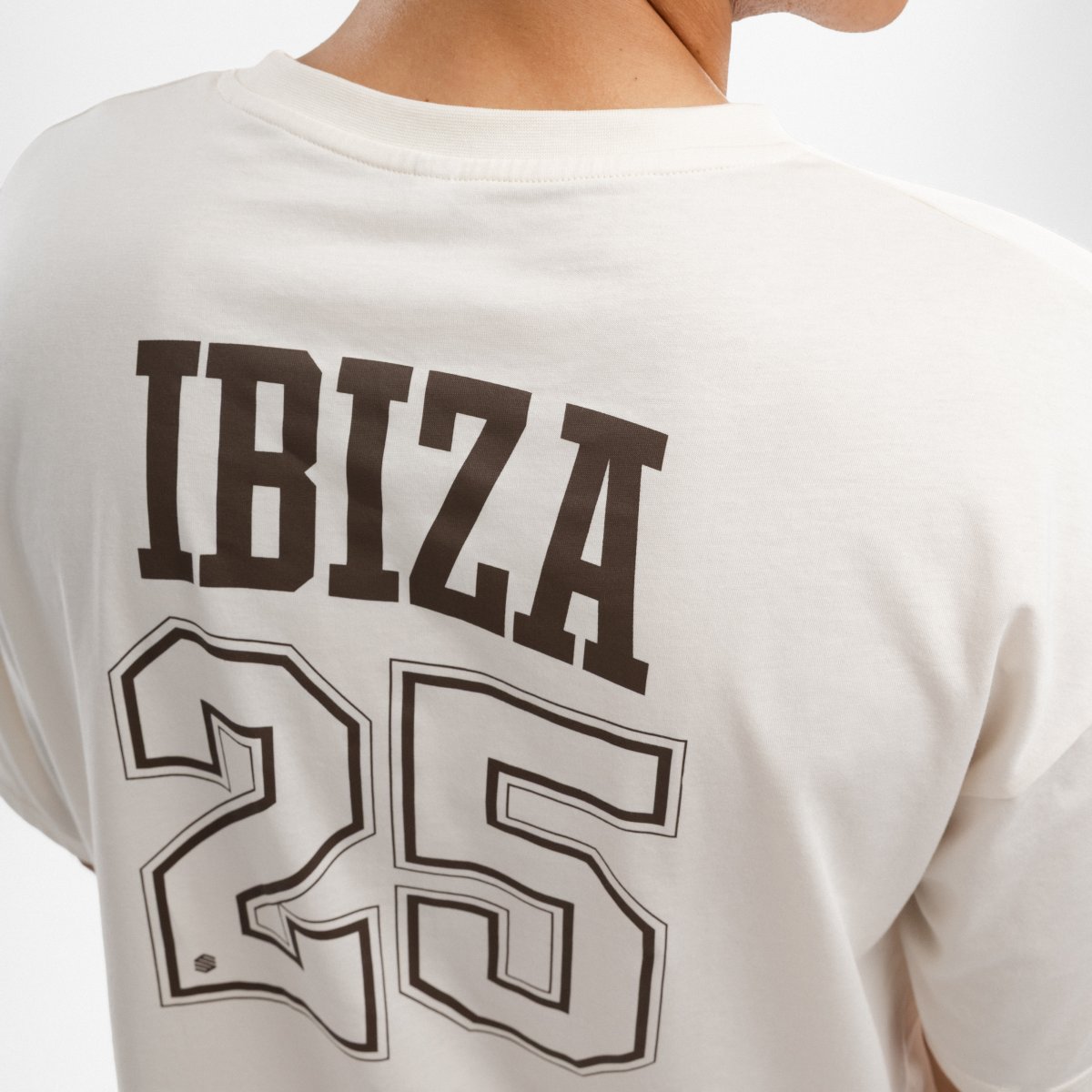 T-shirt Folgada Ibz Ibi Siroko Bege-4