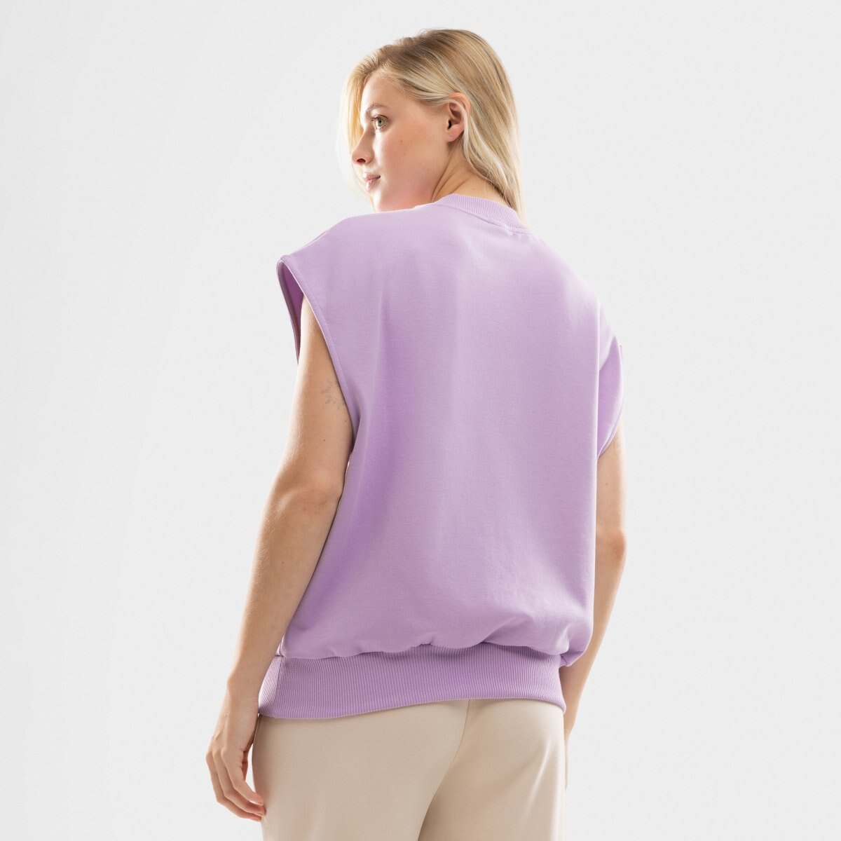 Sweatshirt sem Mangas Ibiza Ibz Tidal Siroko Roxo-2