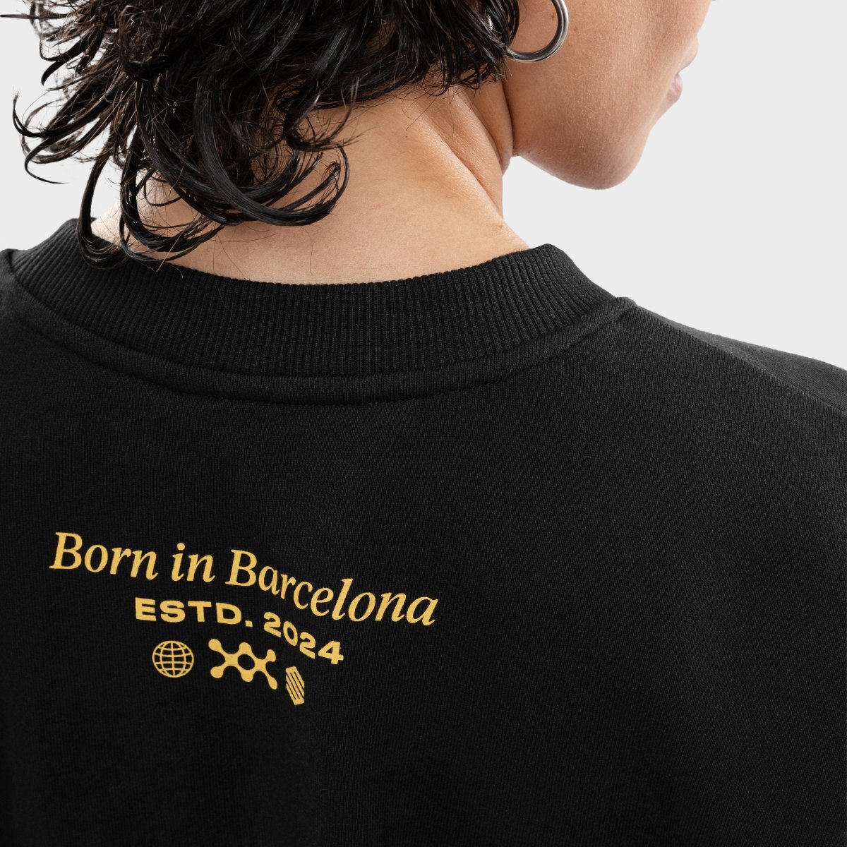 Sweatshirt em Algodão Unissexo Lightning Club Rc Ready Siroko Preto-5