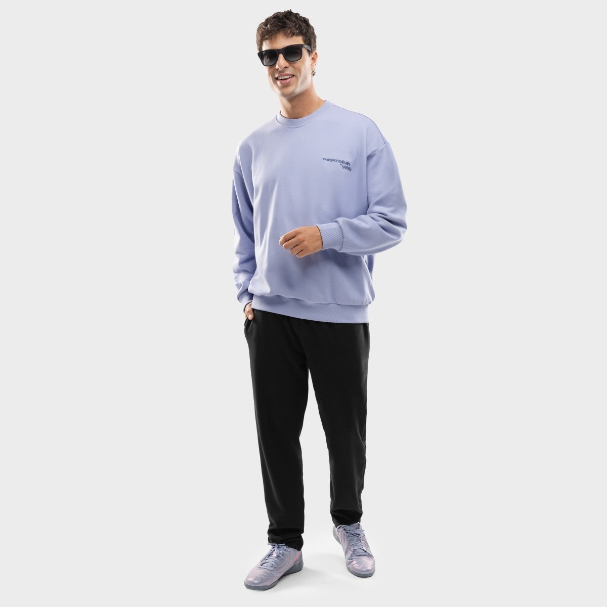 Sweatshirt em Algodão Unissexo Lightning Club Rc Ready Siroko Roxo-3