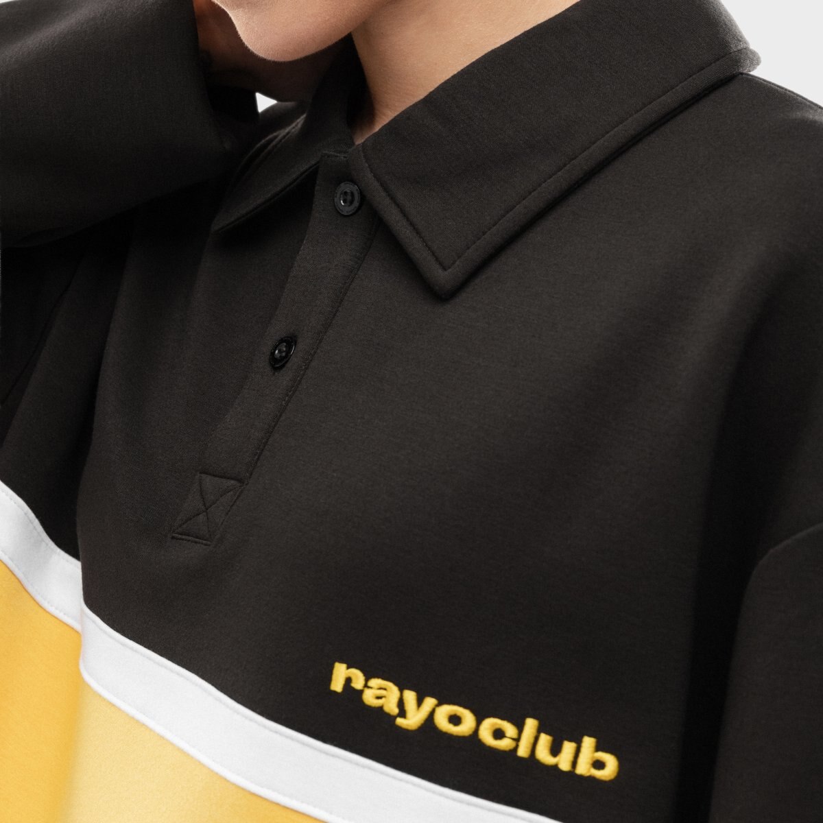 Polo de Manga Comprida Rayo Club Rc Dribble Siroko Preto-5