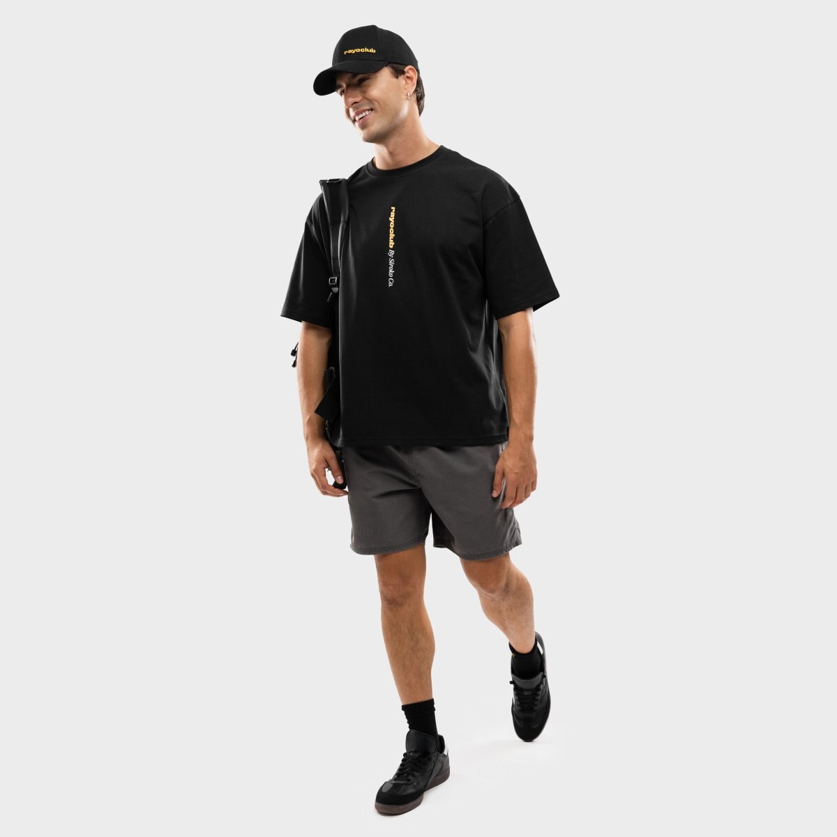 T-shirt Folgada Rayo Club Rc Tactic Siroko Preto / Branco-3
